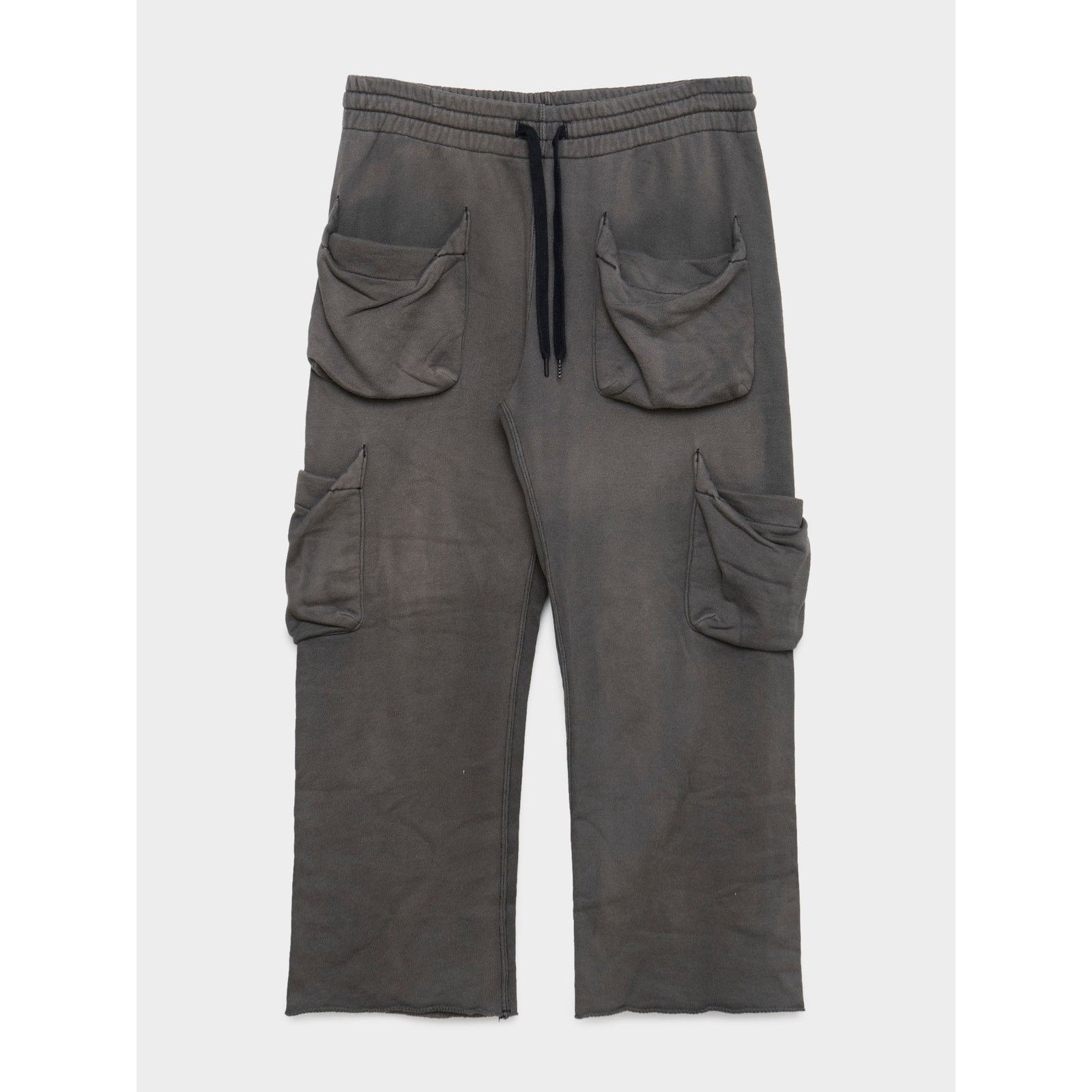 Pre-owned Number N Ine 'noir' 3d Pocket Cargo Cropped Sweatpants In Brown