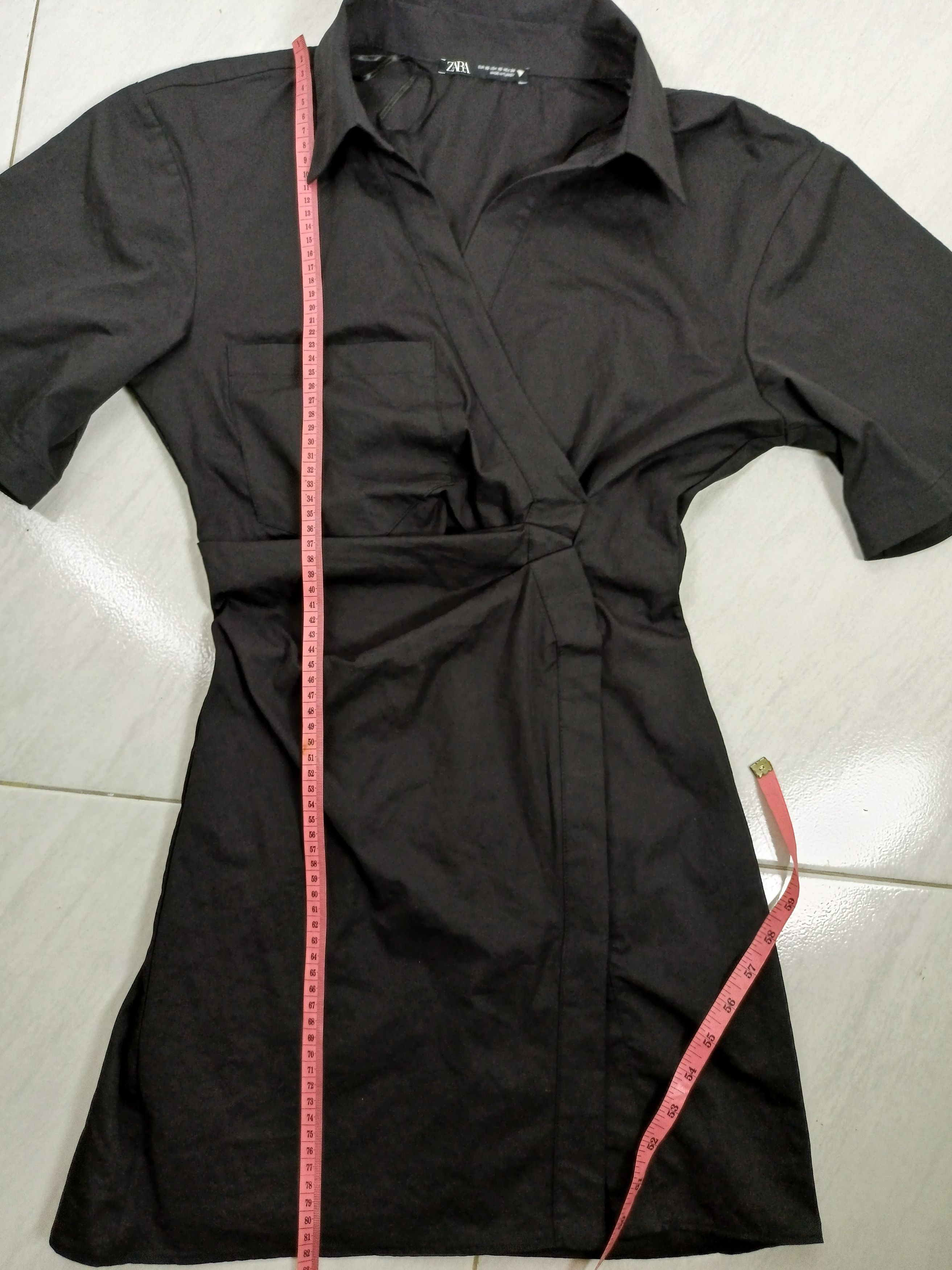 If Six Was Nine × Le Grande Bleu (L.G.B.) × Zara ZARA Black Casual Dress Size XS / US 0-2 / IT 36-38 - 6 Thumbnail