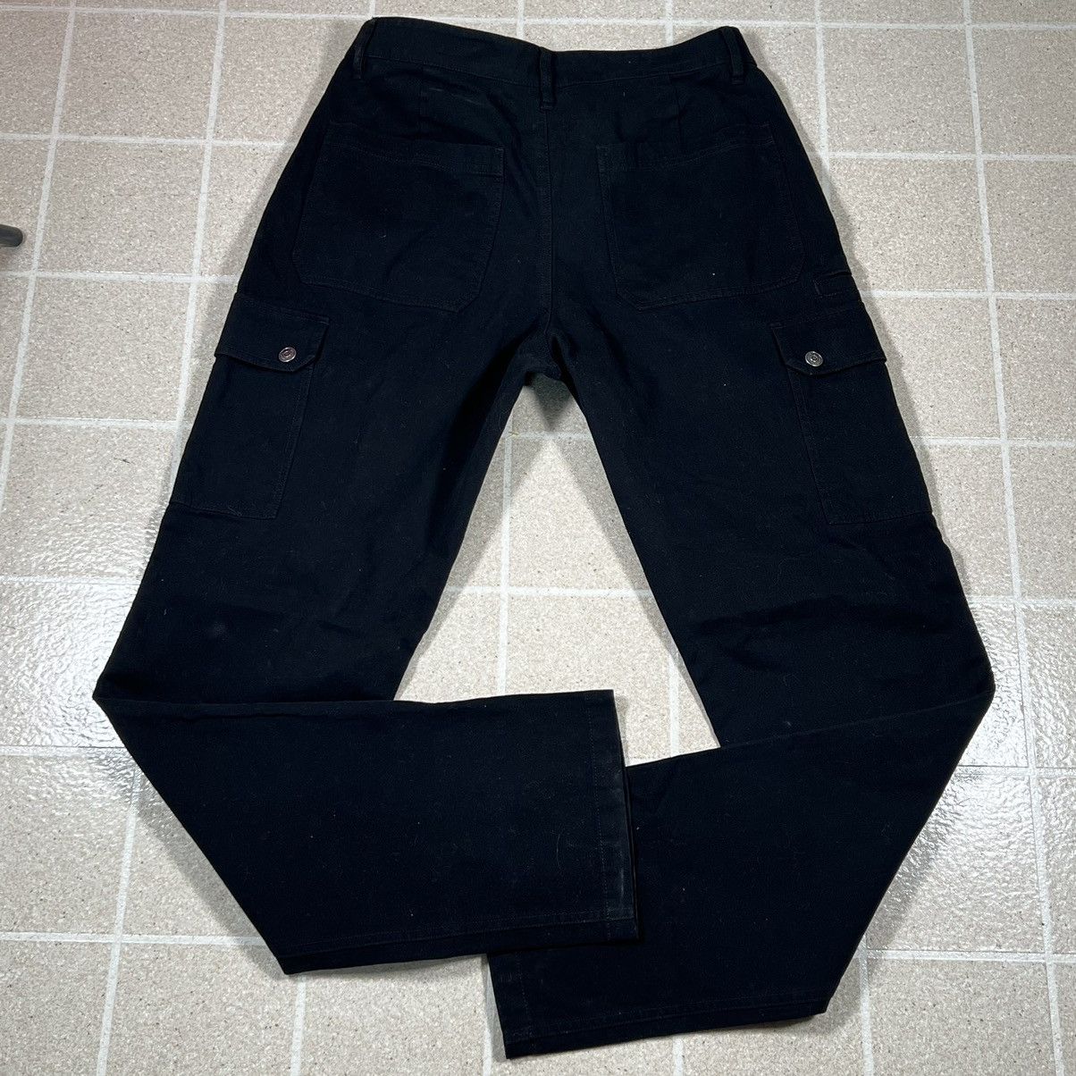 Harley Davidson × Vintage Men’s Harley Davidson Black Cargo Pants 36 X36 Straight Leg Size US 36 / EU 52 - 5 Thumbnail