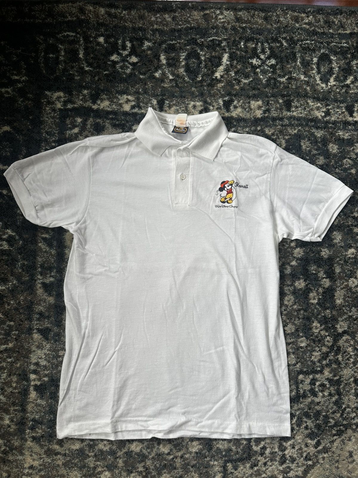 Disney × Vintage Vintage 80’s Disney Mickey Mouse Hawaii Polo Single Stitch Size US M / EU 48-50 / 2 - 1 Thumbnail
