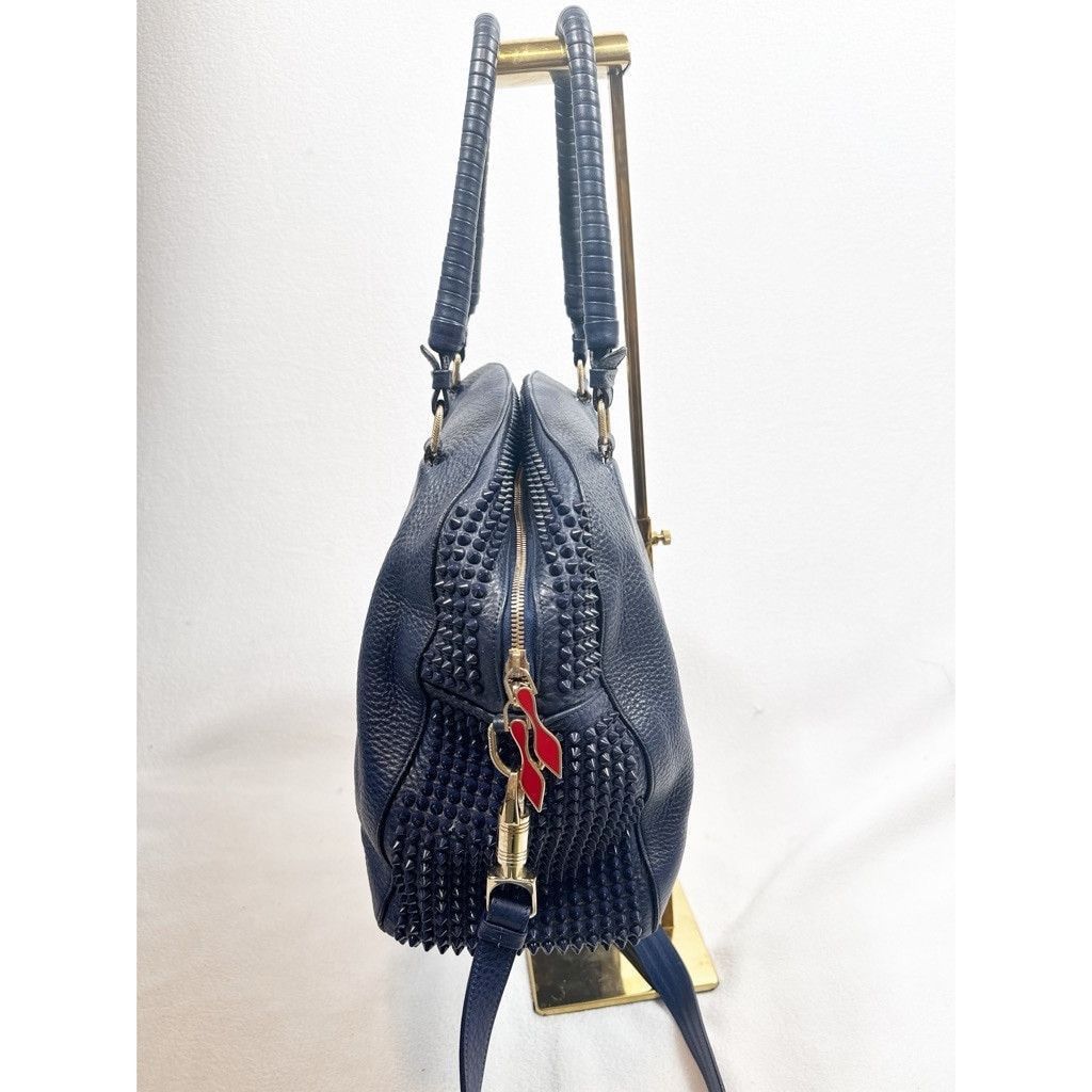 Christian Louboutin Christian Louboutin Panettone Crossbody Shoulder Bag – Blue Size ONE SIZE - 5 Thumbnail
