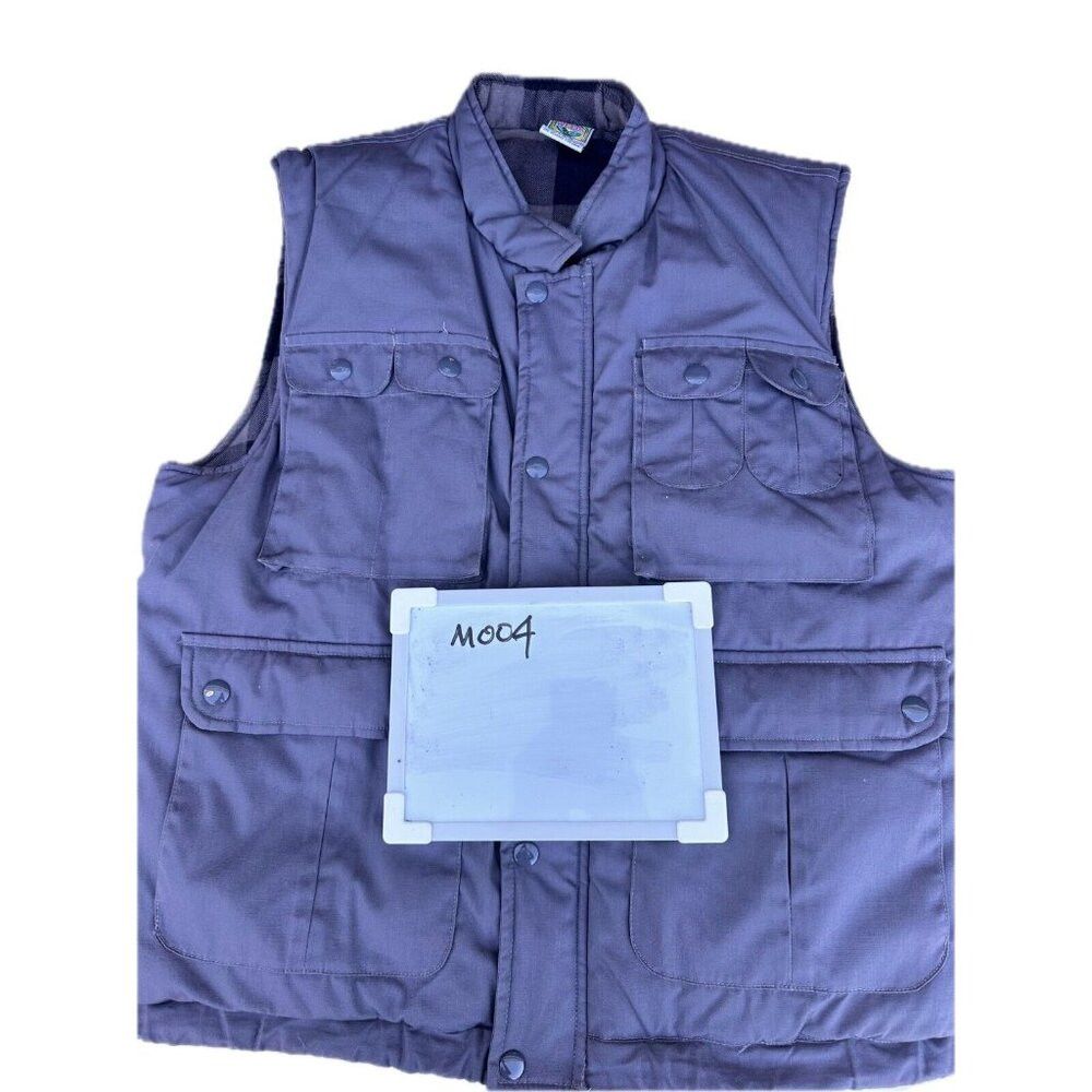 Vintage Vintage Weeds Vest Large Flannel Lined Utility Hiking Outer Size US M / EU 48-50 / 2 - 6 Thumbnail