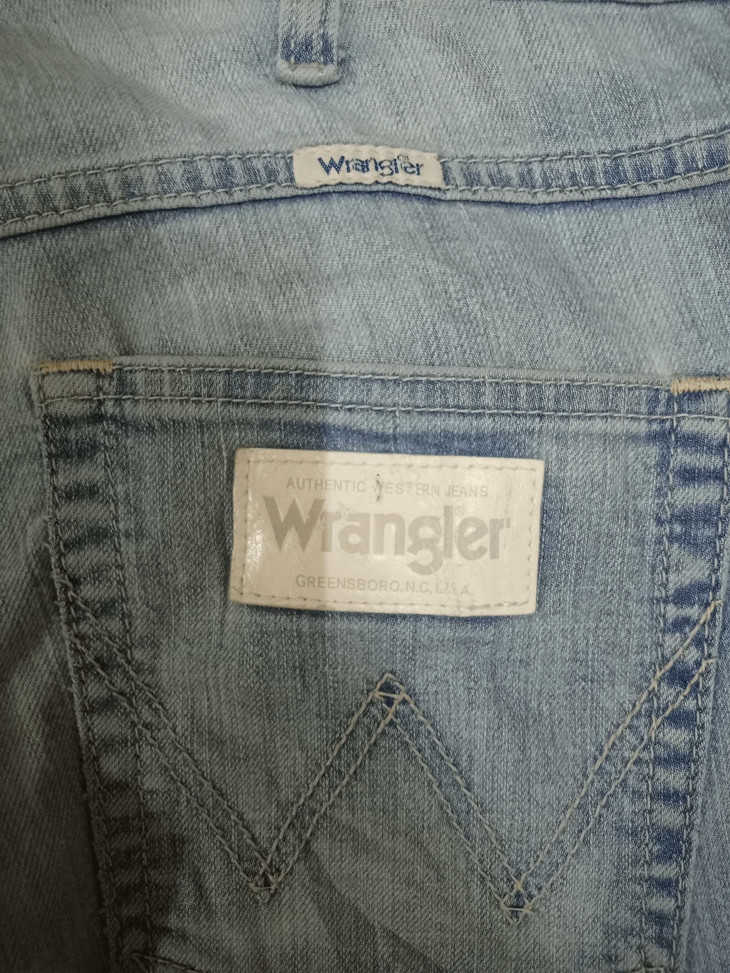 Wrangler SALES 🔥 Vintage Wrangler Light Wash Rip Baggy Denim Pants Size US 34 / EU 50 - 8 Thumbnail