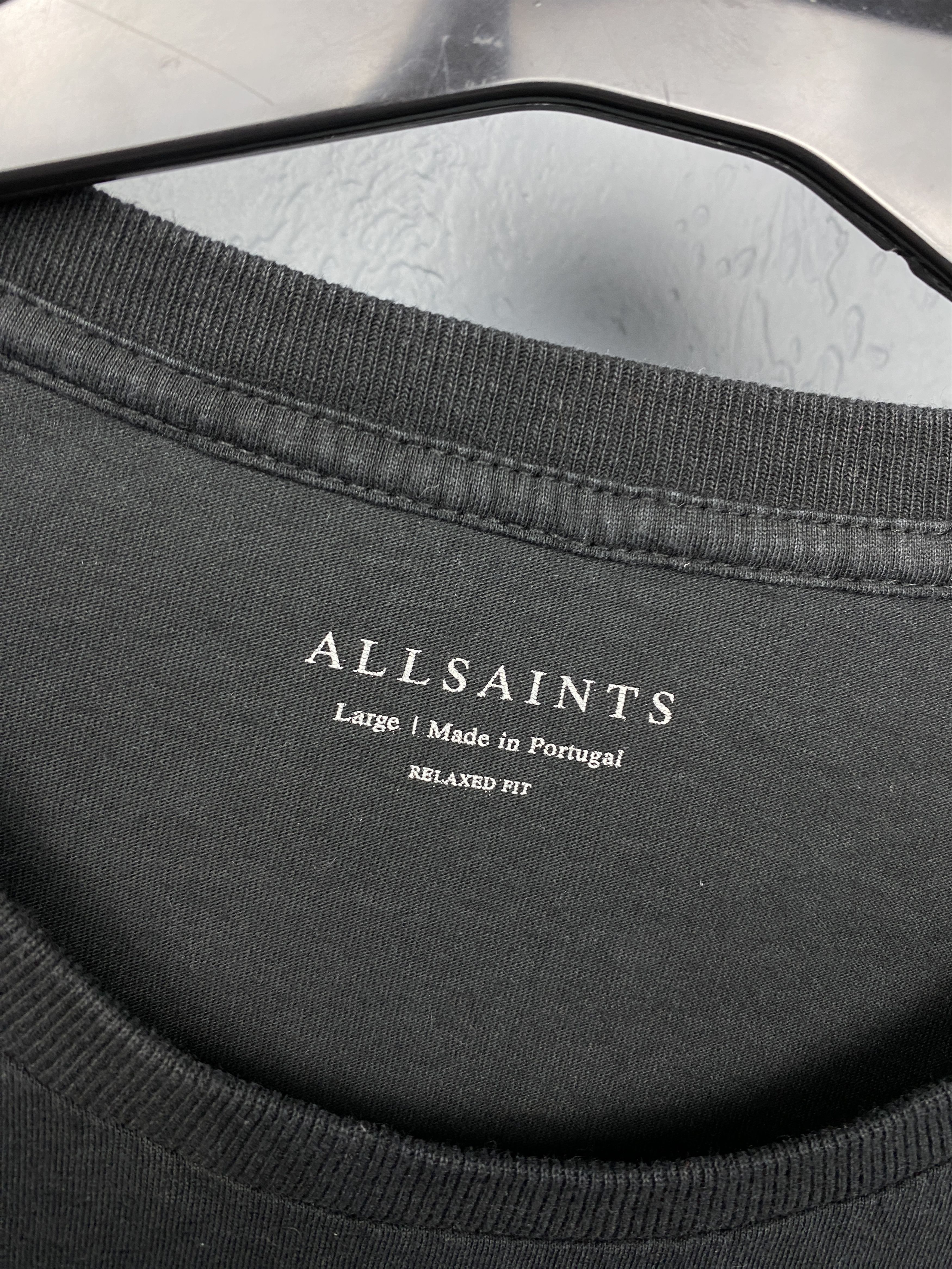 Allsaints Allsaints Mens Vertice Long Sleeve T-Shirt Size US L / EU 52-54 / 3 - 5 Thumbnail