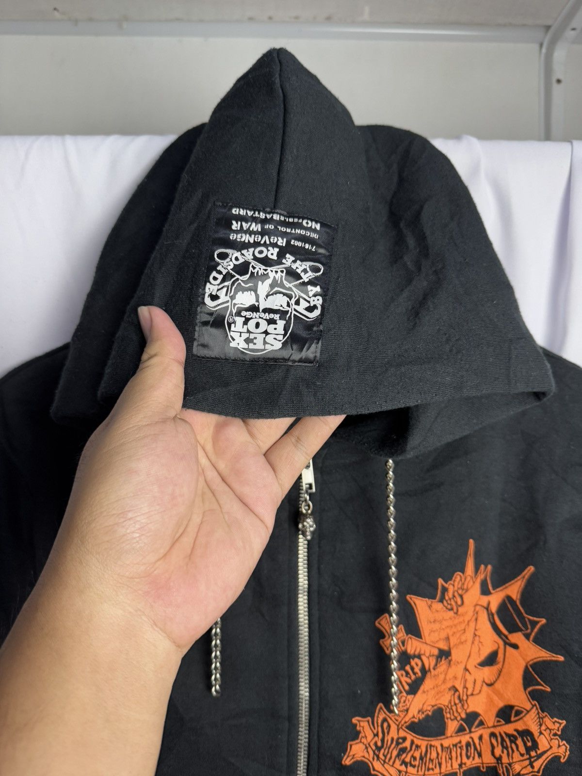 Japanese Brand Sex Pot Revenge Skulls Death Day Hoodie Size US L / EU 52-54 / 3 - 3 Thumbnail