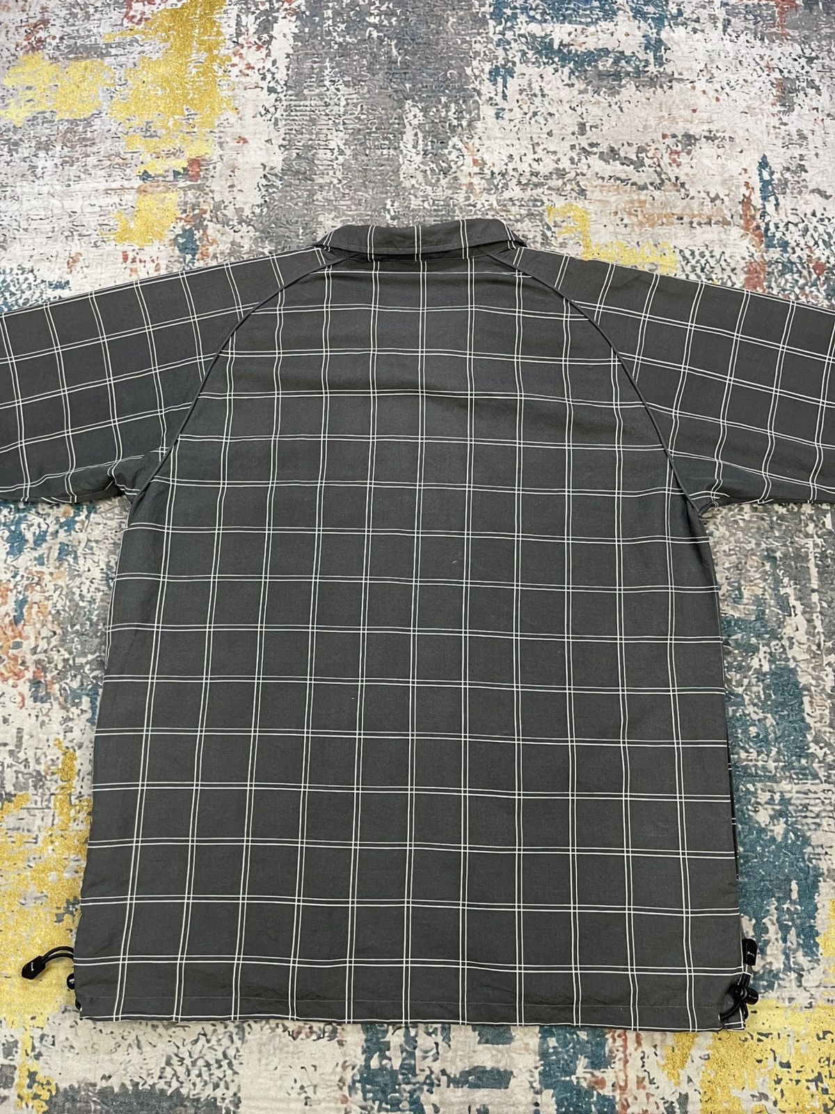 Southpole Soul Checkered Zip Up Open Collar Over Shirt Size US L / EU 52-54 / 3 - 4 Thumbnail