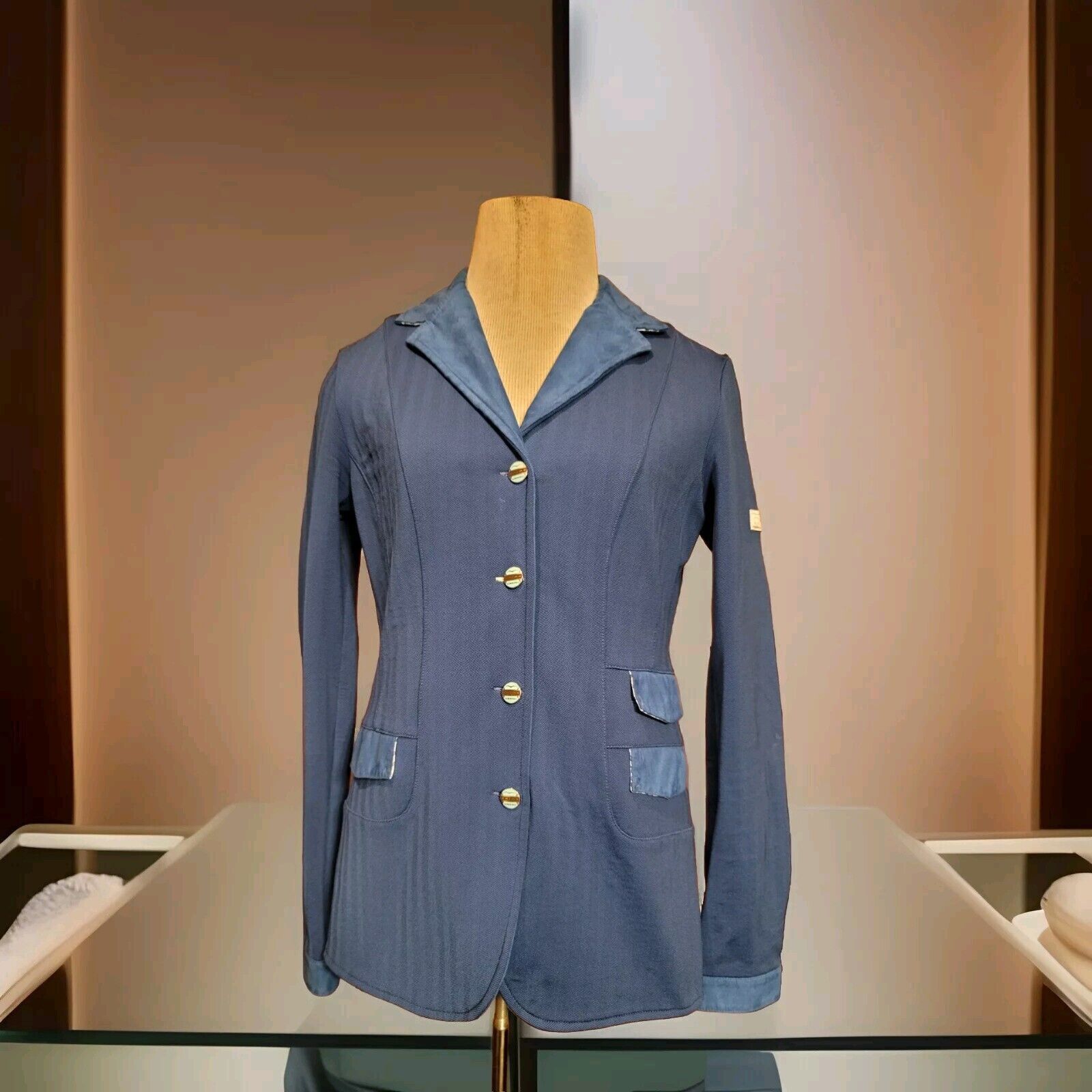 Other ANIMO WOMEN'S BLUE JACKET Size I-42 D-35 MADE IN ITALY Size S / US 4 / IT 40 - 1 Thumbnail