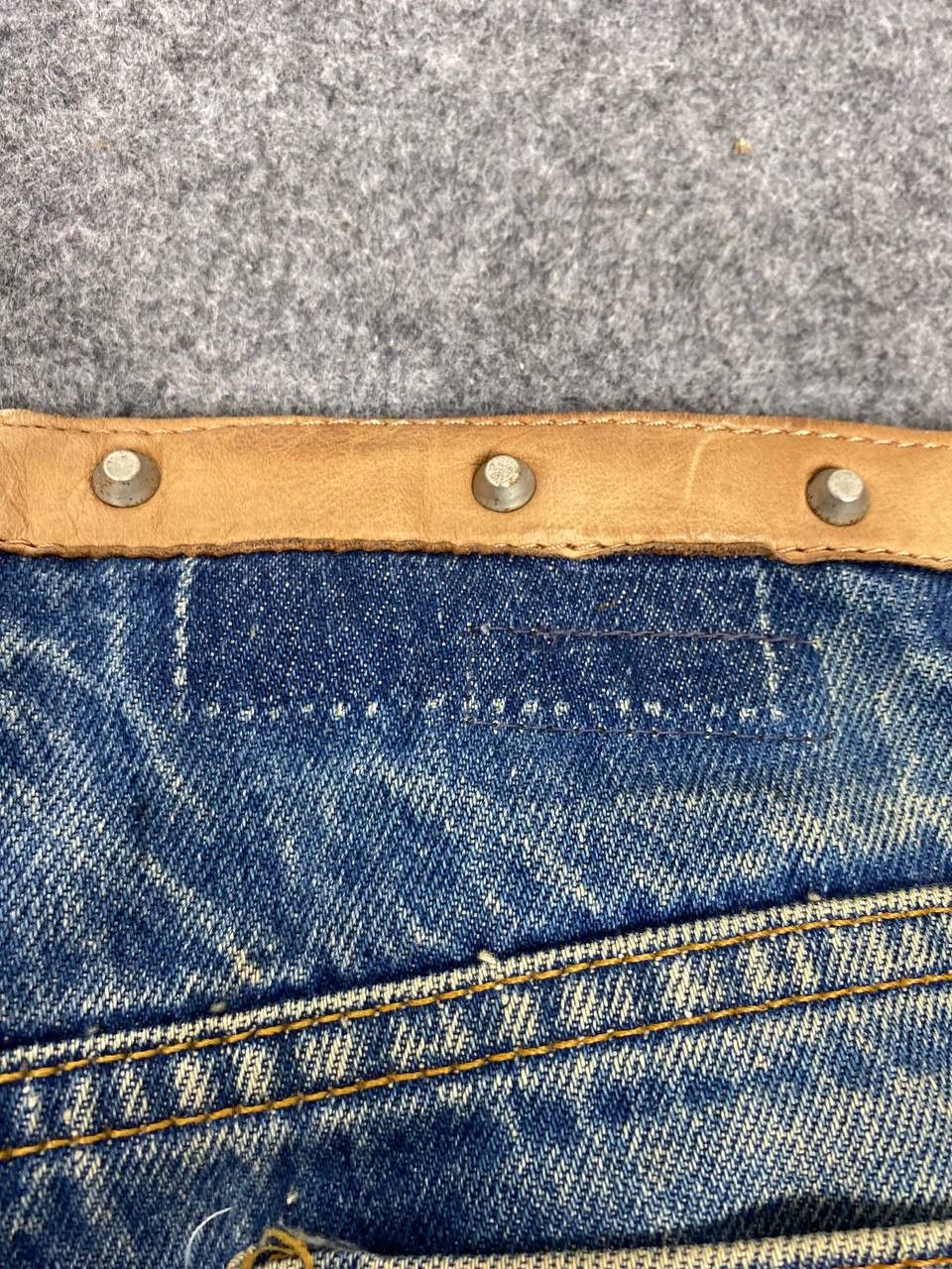 Levi's vintage levis orange tab custom leather g.guaglianone italy Size US 32 / EU 48 - 7 Thumbnail