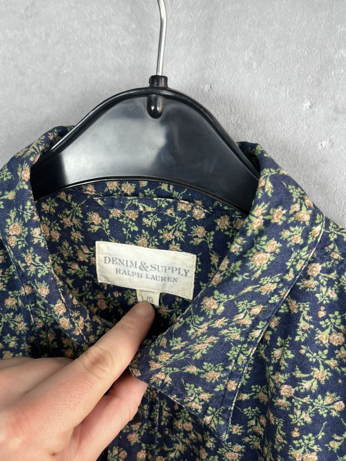 Denim & Supply Ralph Lauren × Polo Ralph Lauren × Ralph Lauren Ralph Lauren shirt with flowers Size US L / EU 52-54 / 3 - 6 Thumbnail