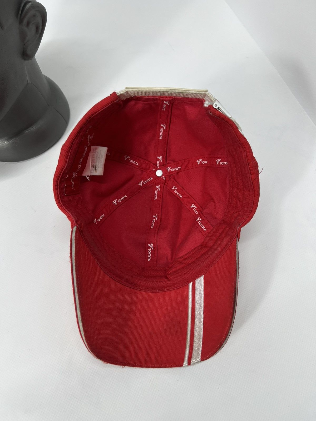 Vintage Vintage Panasonic Toyota Racing Logo Cap Grand Prix Rare Size ONE SIZE - 13 Thumbnail