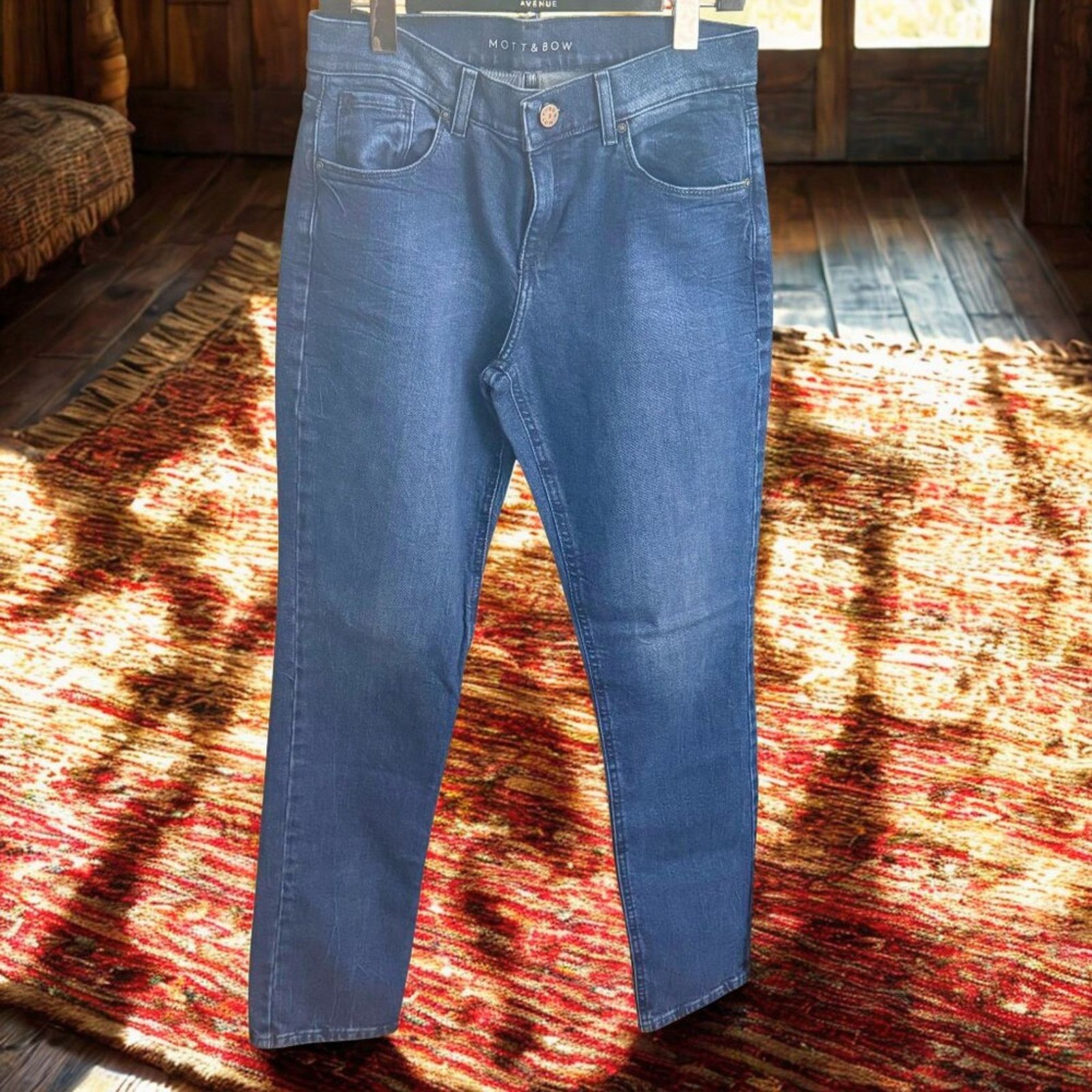 Mott & Bow MOTT & BOW 🏷️ Slim Straight | W28 x L32 Size 28" / US 6 / IT 42 - 1 Thumbnail
