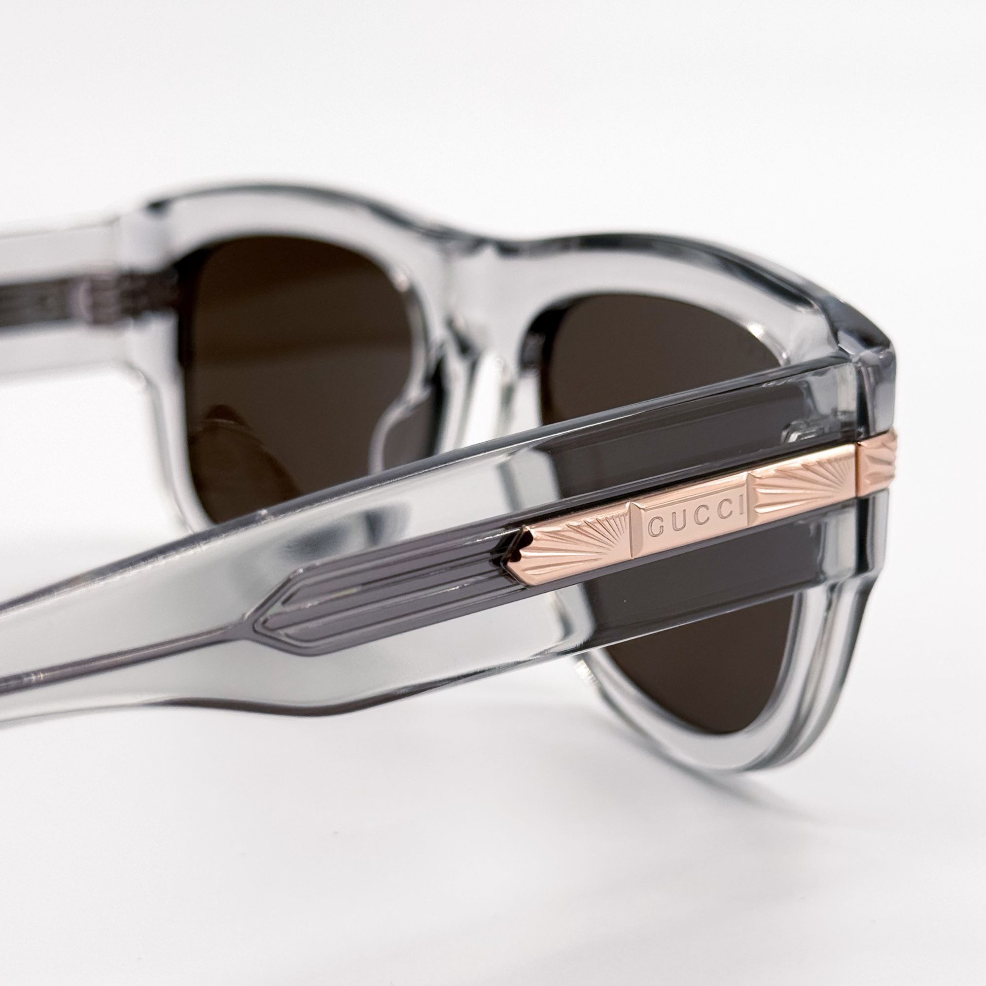 Gucci NEW GUCCI SUNGLASSES GG1517S 006 CLEAR BROWN MEN GUCCI Size ONE SIZE - 6 Thumbnail