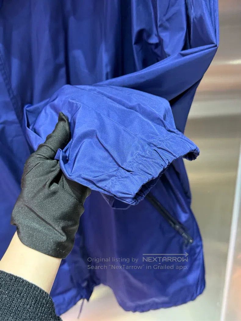 Balenciaga Balenciaga Back Logo Deep Blue Windbreaker Size US M / EU 48-50 / 2 - 5 Thumbnail