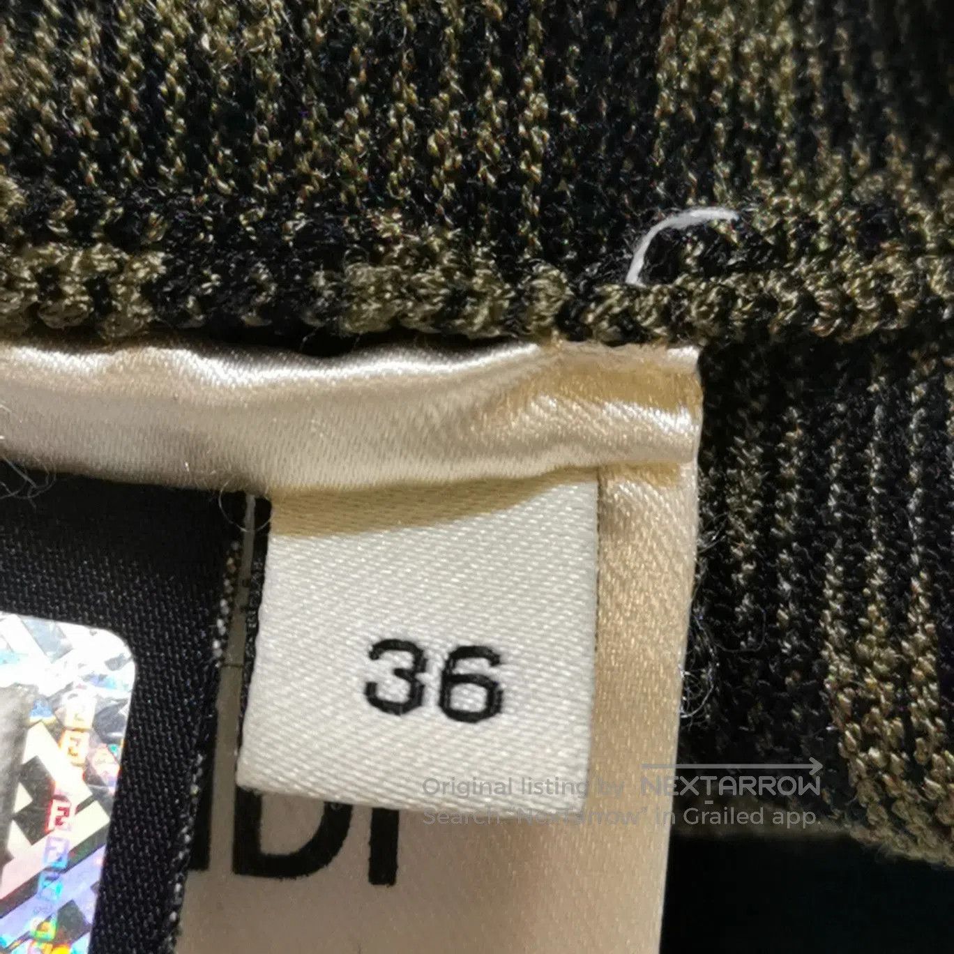 Fendi Fendi Kids' Silk Blend Double F Logo Crew Neck Dress. Size XS / US 0-2 / IT 36-38 - 2 Thumbnail