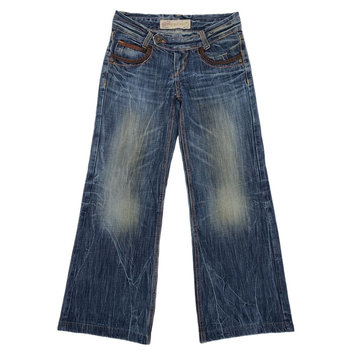 Tornado Mart Red Pepper Bootcut Denim Size US 27 - 1 Thumbnail