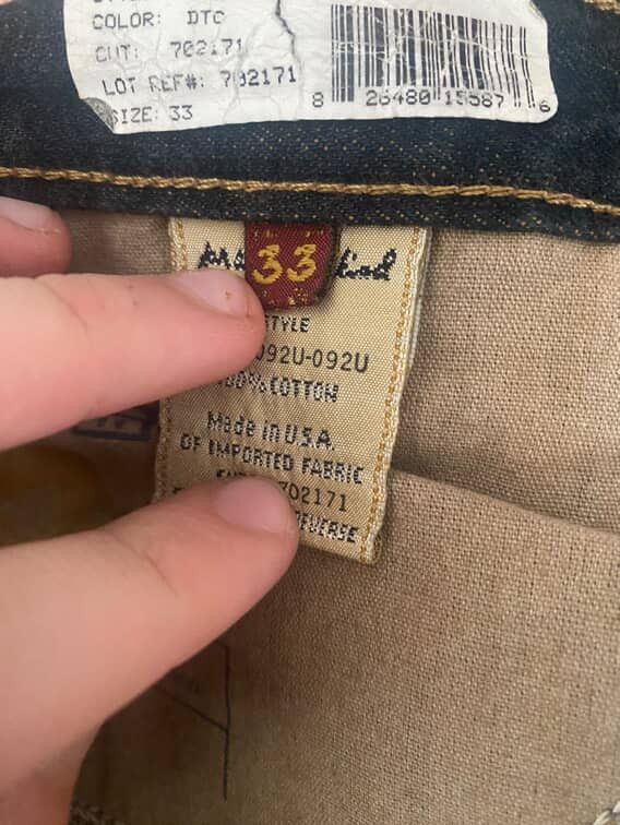 Vintage Vintage Bootcut/Baggy Fitting Denim Size US 33 - 3 Thumbnail