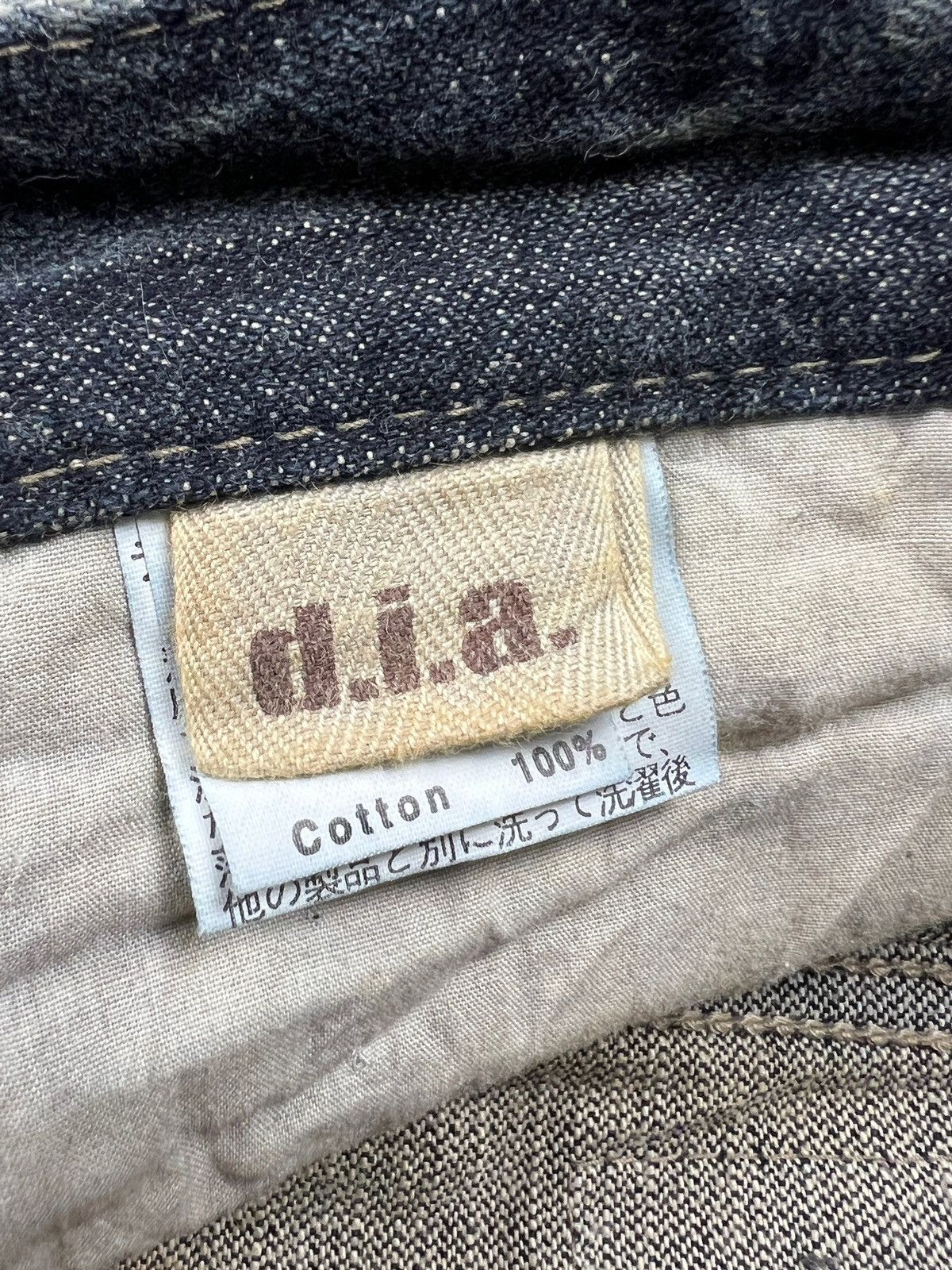 Japanese Brand D.I.A 🇯🇵 Painted Distressed Flare Denim Size 31" - 14 Thumbnail