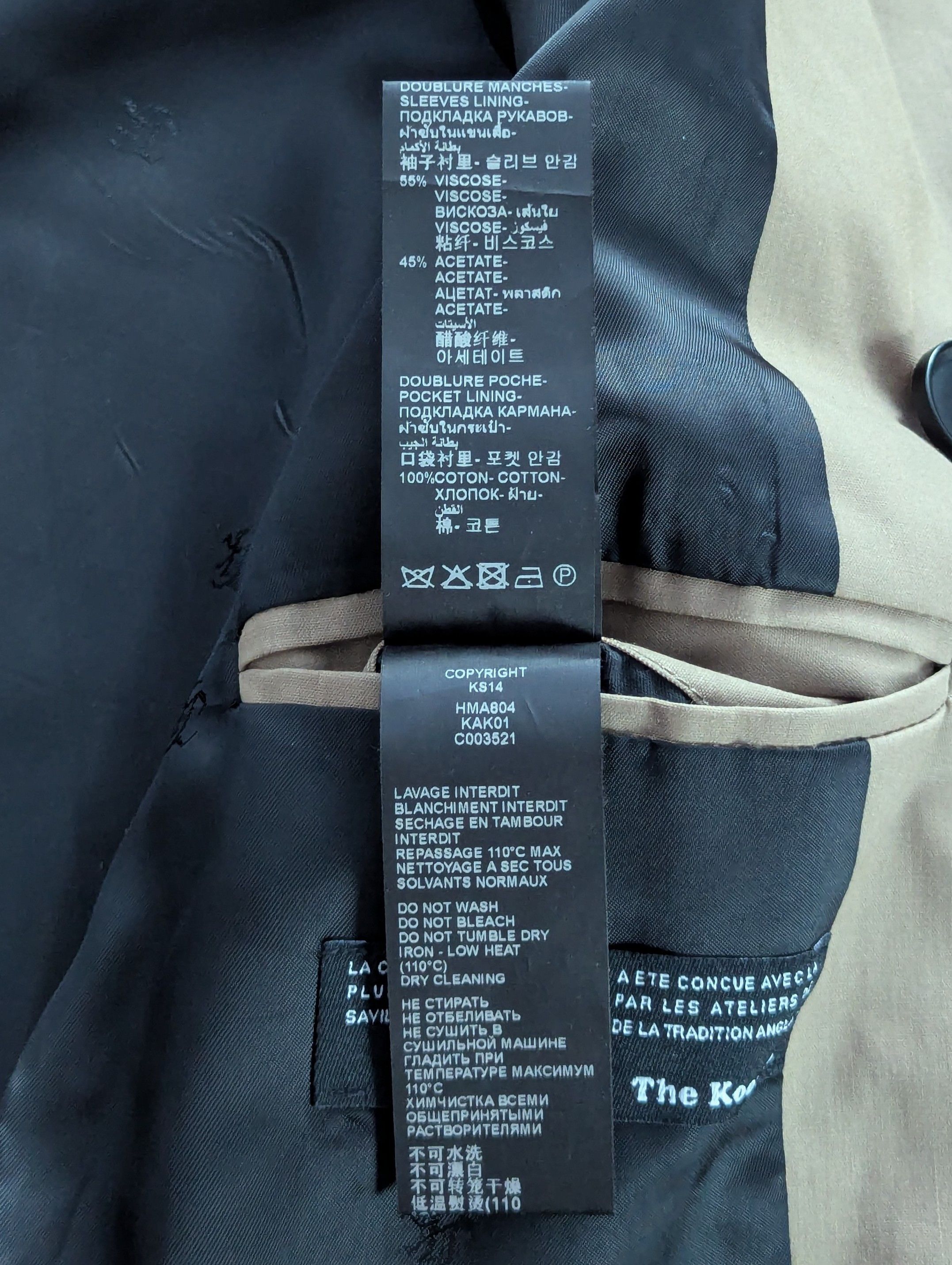 The Kooples The Kooples Trench Esprit Perfecto Jacket With Belt Cotton Size US M / EU 48-50 / 2 - 17 Thumbnail