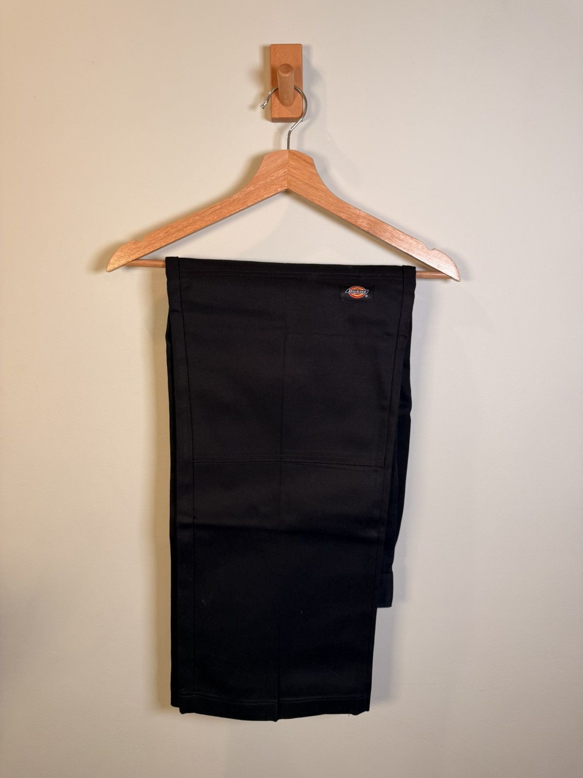 Dickies Dickies Double Knee Loose Fit Black Pants 32x32 | Y2K Work Size US 32 / EU 48 - 1 Thumbnail