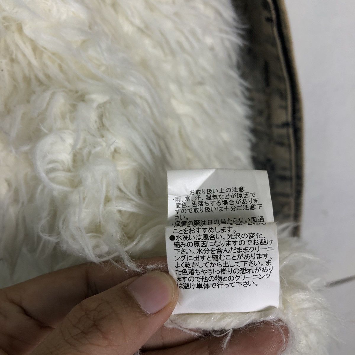 Japanese Brand 🔥Acid Wash Denim Jacket Design Mink Fur Lining Winter Size US M / EU 48-50 / 2 - 15 Thumbnail