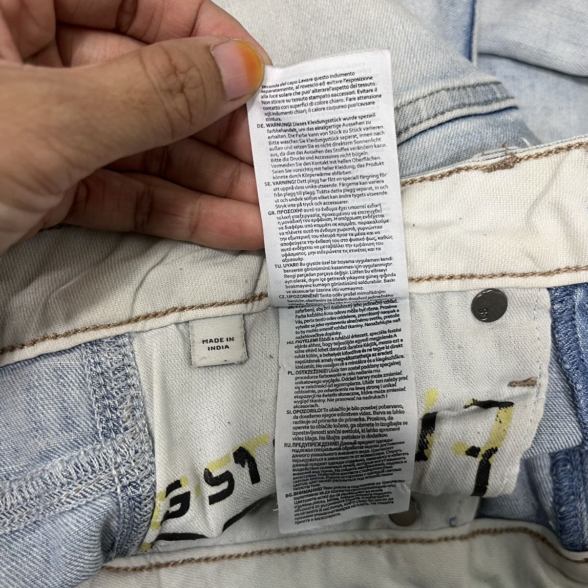 G-Star Vintage G Star Raw 96 Bikers Denim Jeans Size 28" / US 6 / IT 42 - 23 Thumbnail