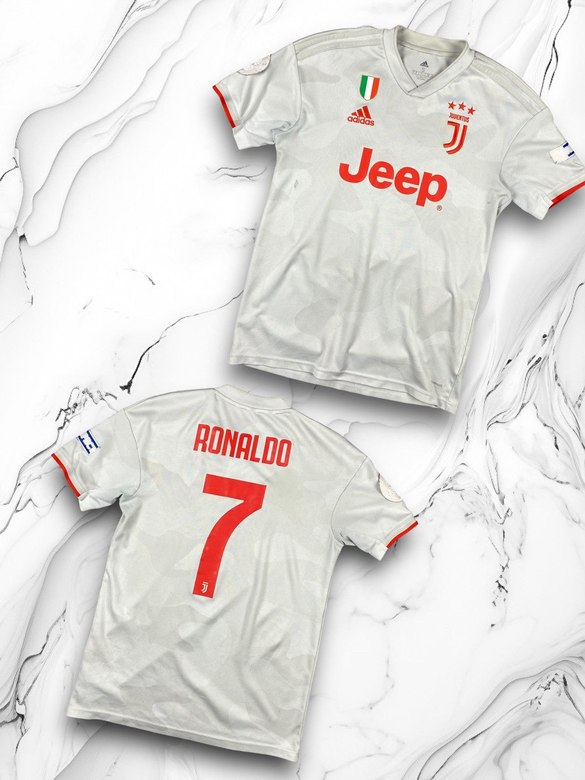 Vintage Adidas Juventus Ronaldo Soccer Jersey Tee T Shirt Size US S / EU 44-46 / 1 - 1 Thumbnail