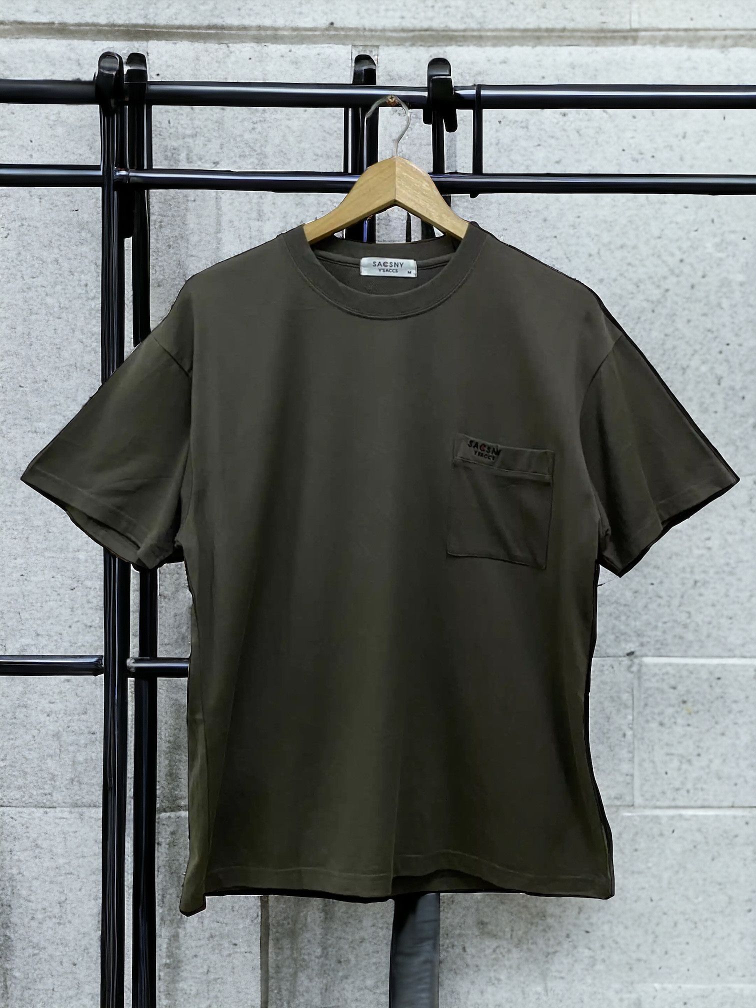 Vintage × Y's × Yohji Yamamoto VINTAGE SACSNY Y'SACCS SINGLE POCKET TSHIRT Size US M / EU 48-50 / 2 - 1 Thumbnail