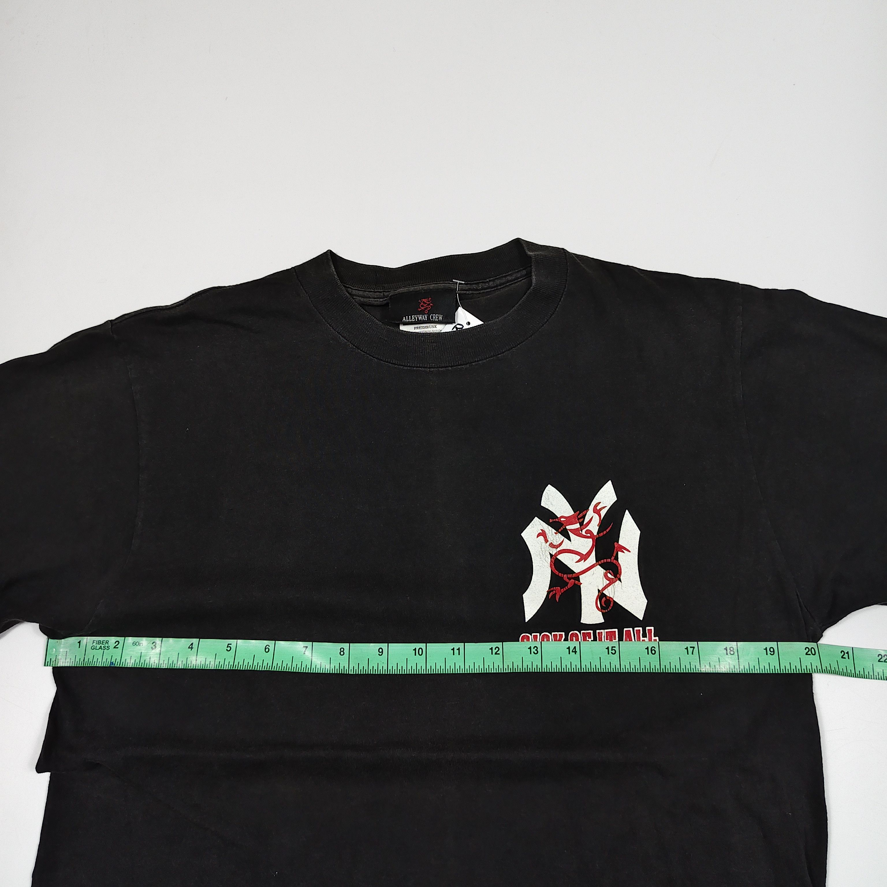 Band Tees 90s Sick Of It All Hardcore We Stand Alone #E Size US M / EU 48-50 / 2 - 6 Thumbnail