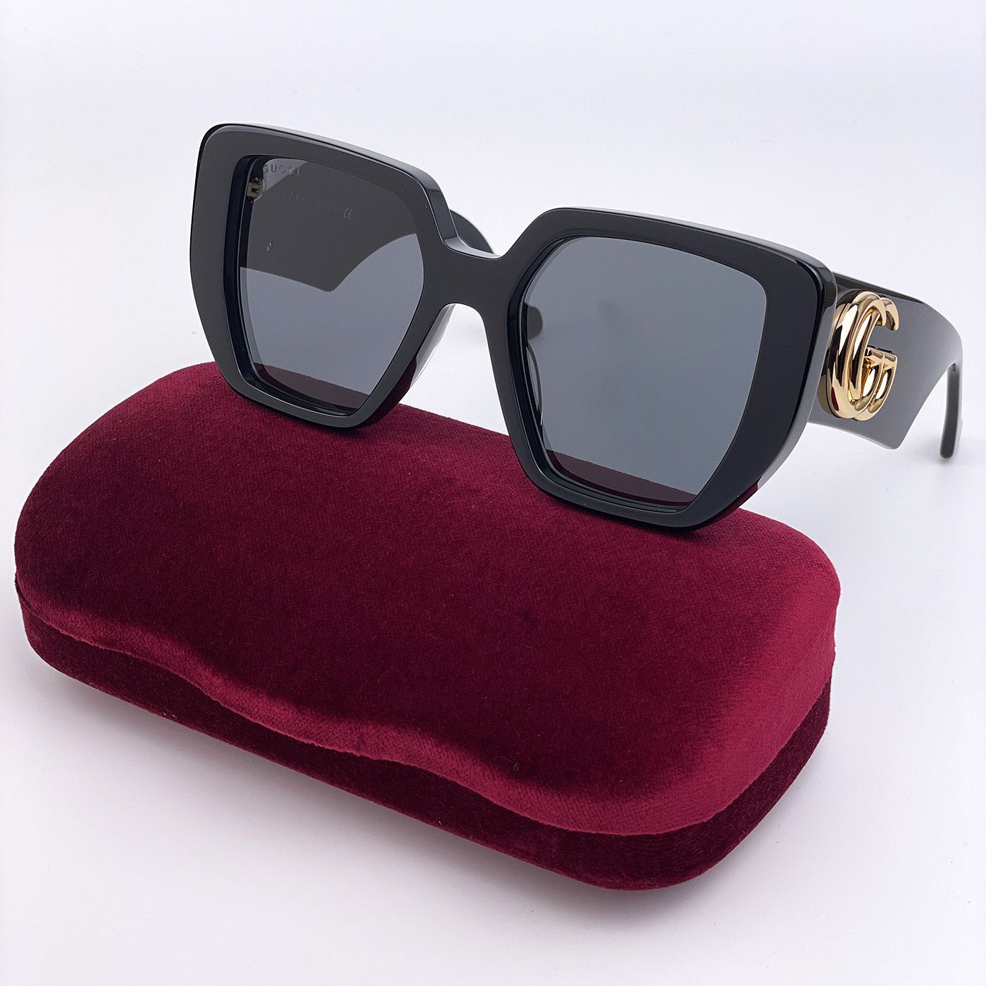Gucci NEW Gucci GG1696S 003 Violet Women Oval Sunglasses GG  display picture 2