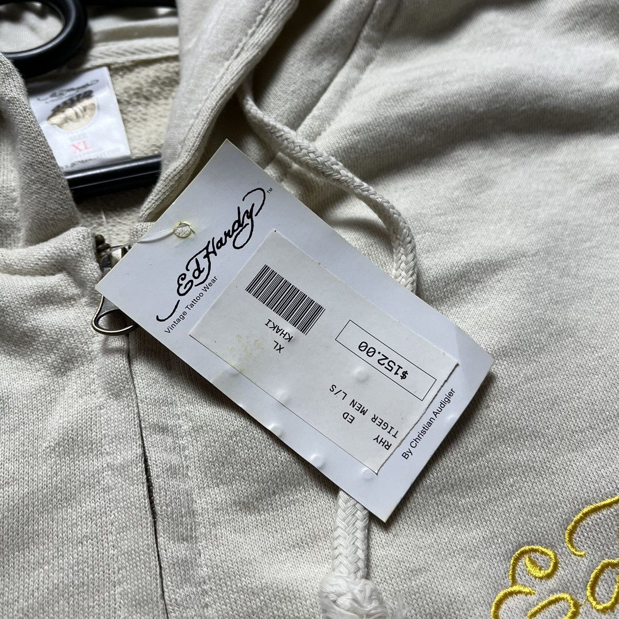 Ed Hardy × Vintage Vintage Ed Hardy hoodie big logo tiger rare size : Xl , XxL Size US XL / EU 56 / 4 - 9 Thumbnail