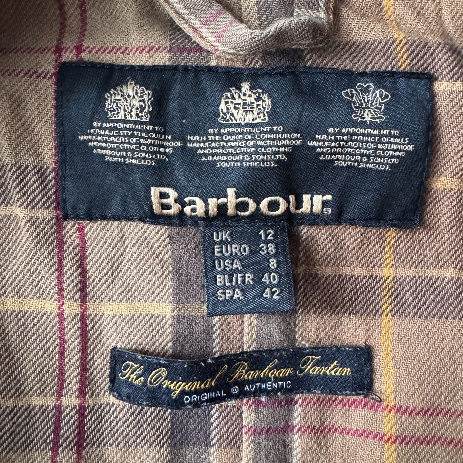 Barbour Barbour International Tartan Wax Biker Jacket Vintage Size M / US 6-8 / IT 42-44 - 12 Thumbnail