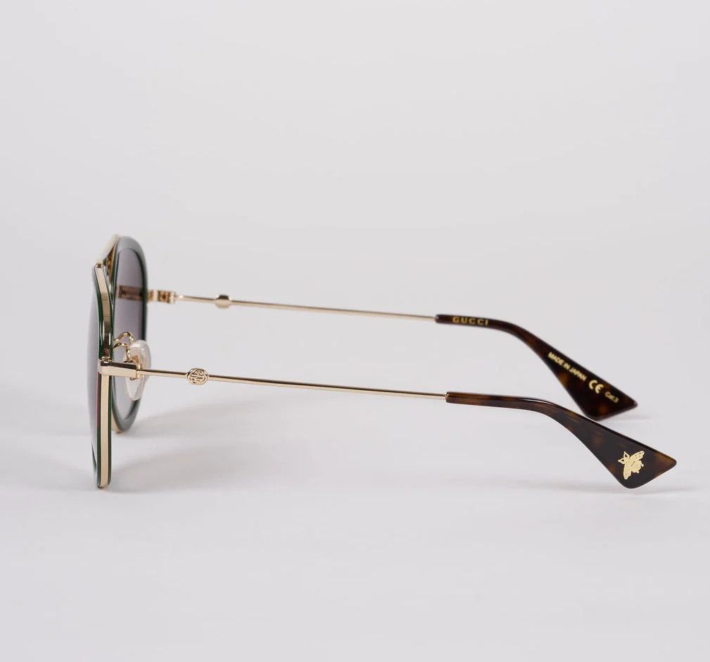 Gucci NEW Gucci GG0062S-003 Black Gold Size ONE SIZE - 3 Thumbnail
