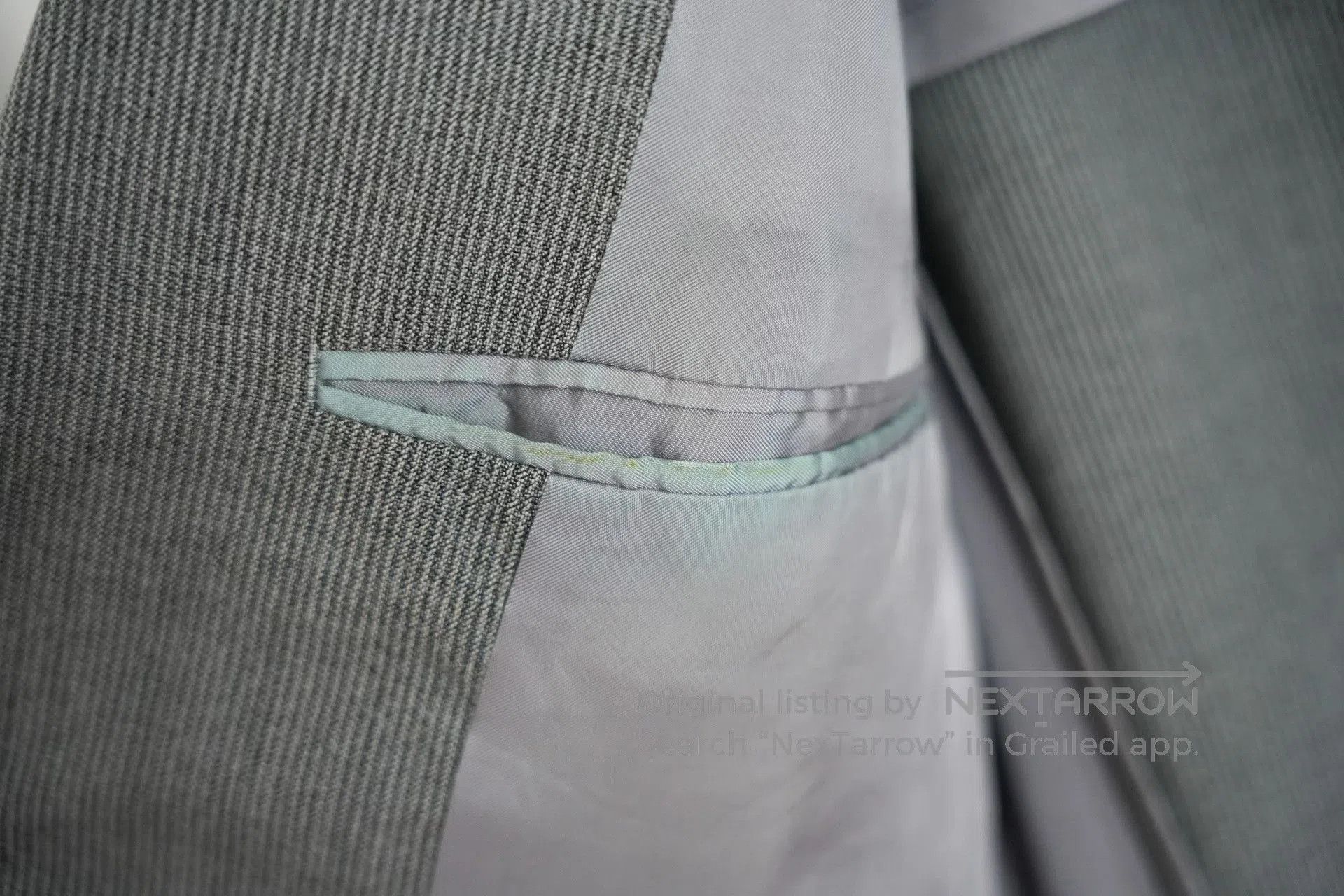 Y's for Men Yohji Yamamoto 90s Black Gray Striped Suit. Size US M / EU 48-50 / 2 - 7 Thumbnail