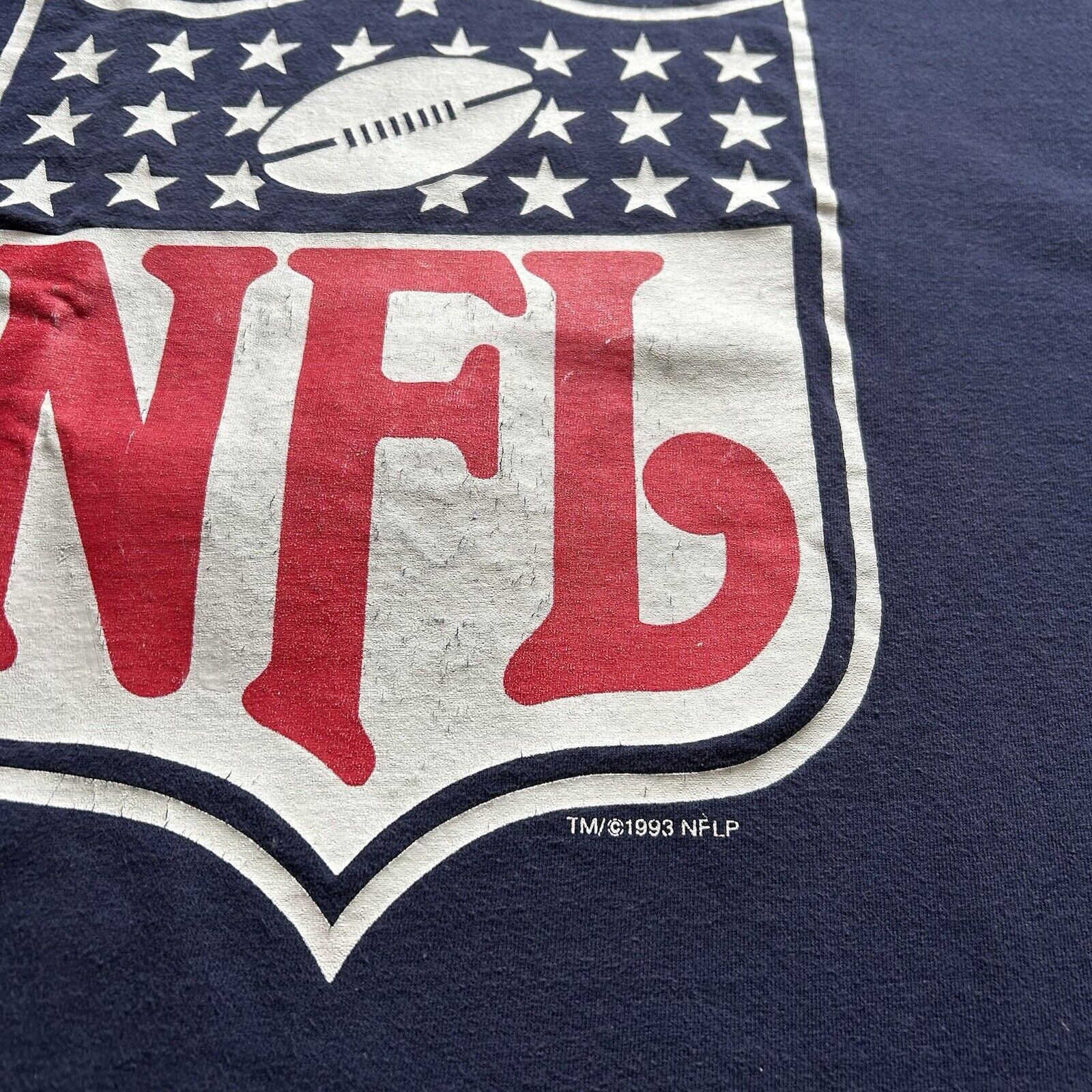 Logo 7 Vintage 90s NFL Logo 7 Football T Shirt XL Made In USA Rare Size US XL / EU 56 / 4 - 3 Thumbnail