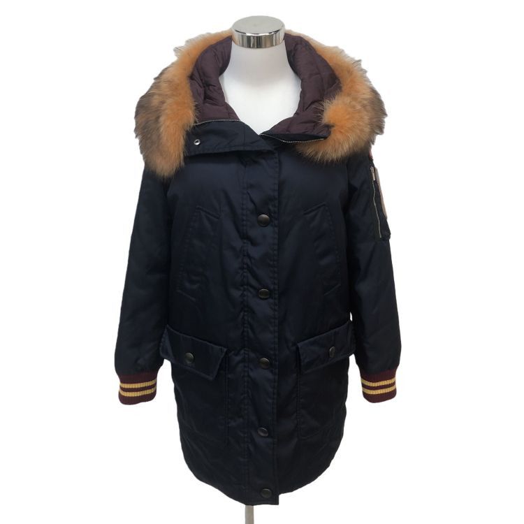 Miu Miu Miu Miu Fur Hood Down Jacket Size 40 Size S / US 4 / IT 40 - 1 Thumbnail