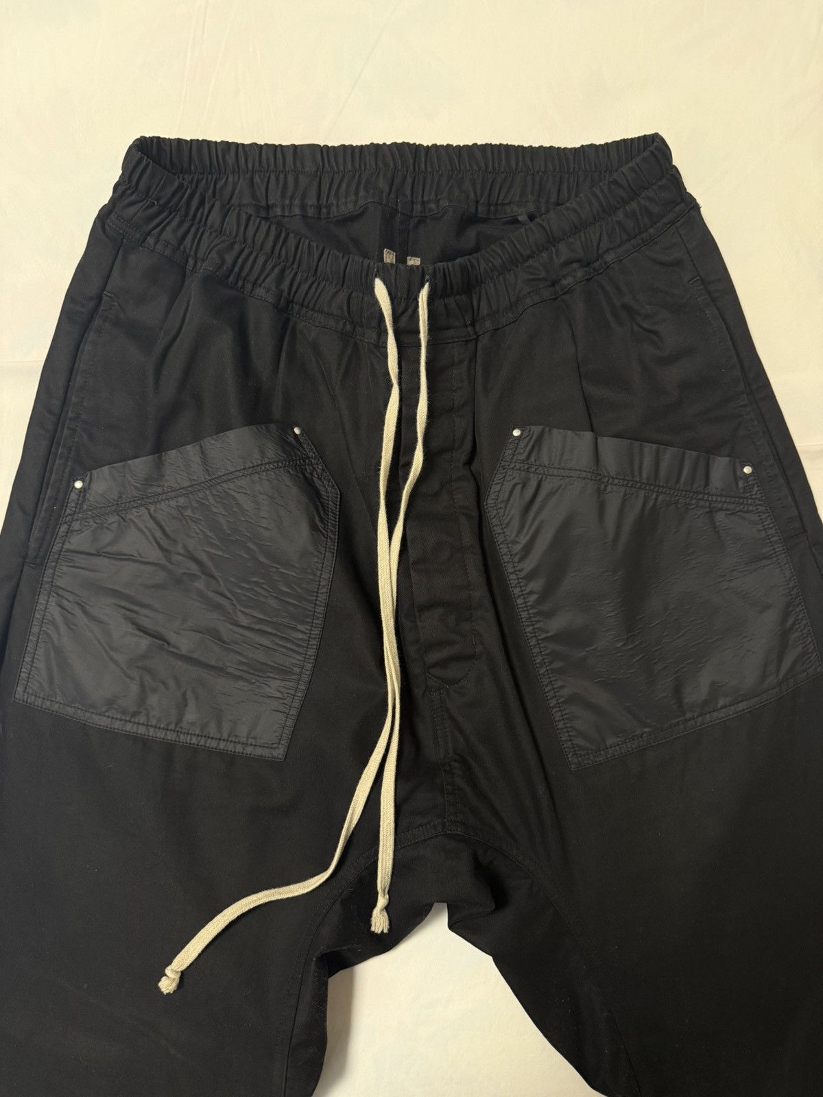 Rick Owens Drkshdw Rick Owens DRKSHDW Cargo Drawstring Size US 40 / EU 56 - 3 Thumbnail