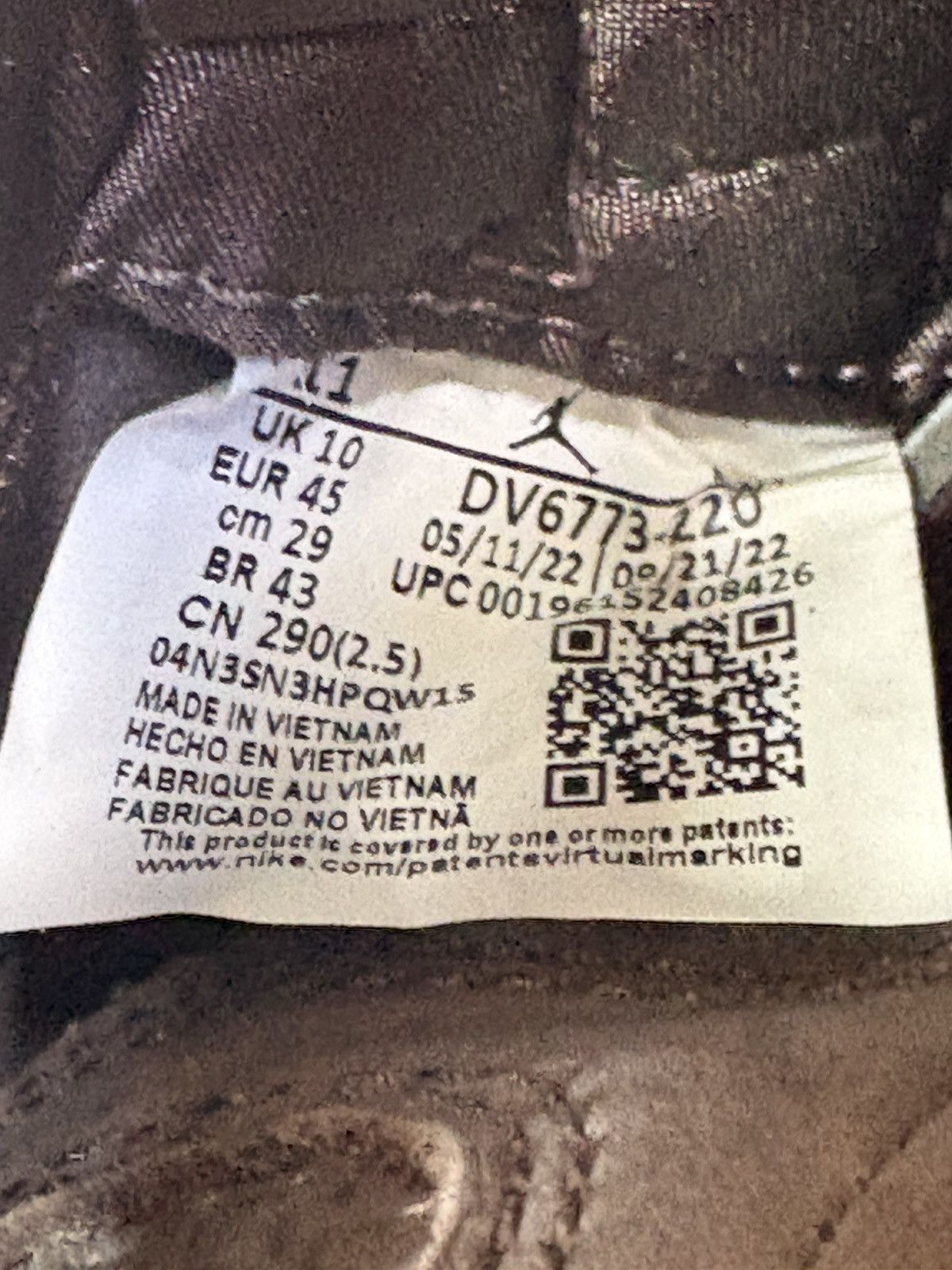 Jordan Brand Jordan 4 a ma maniere violet ore Size US 11 / EU 44 - 7 Thumbnail