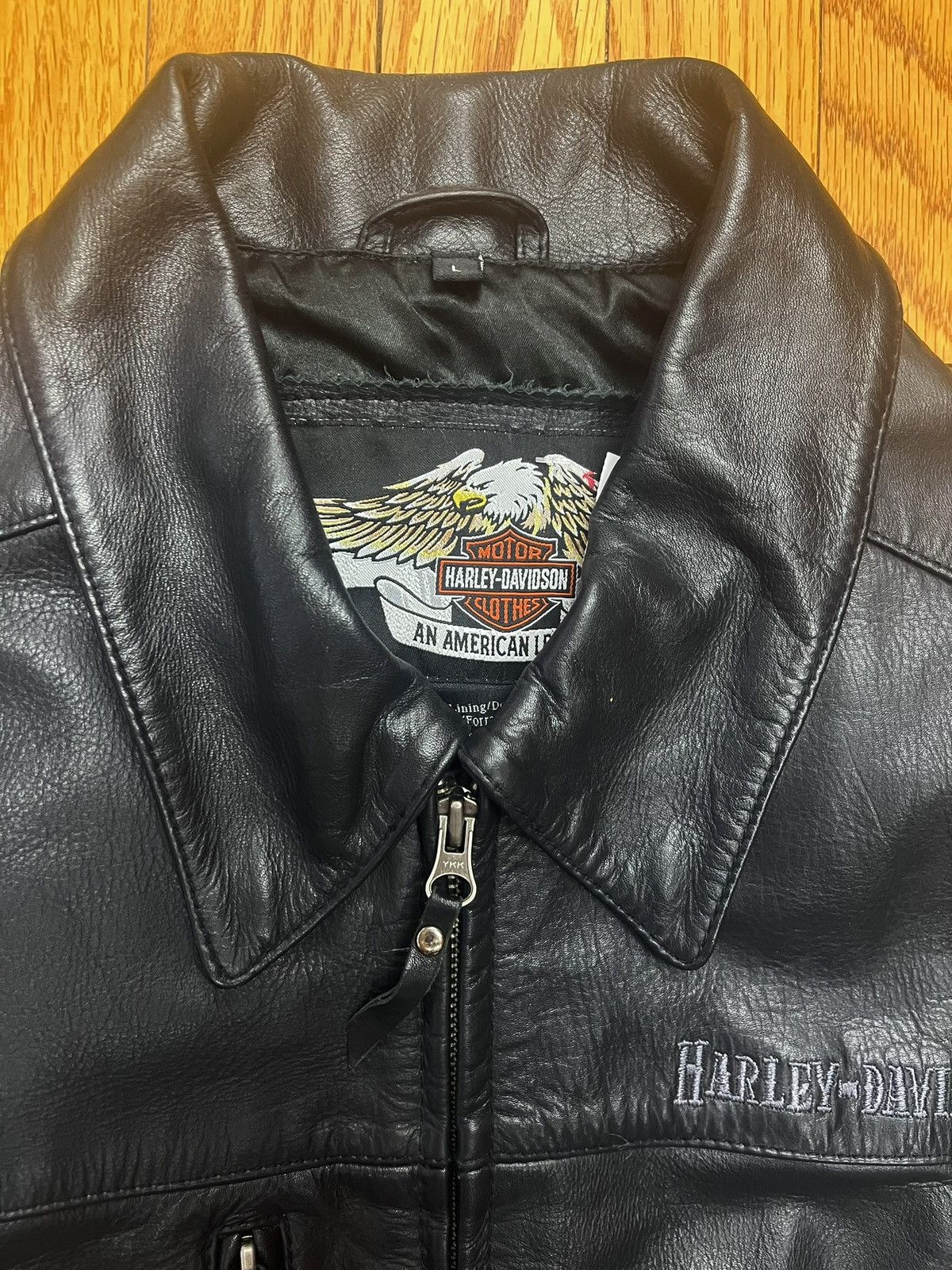 Harley Davidson RARE vintage HARLEY DAVIDSON hand painted eagle Size US L / EU 52-54 / 3 - 4 Thumbnail