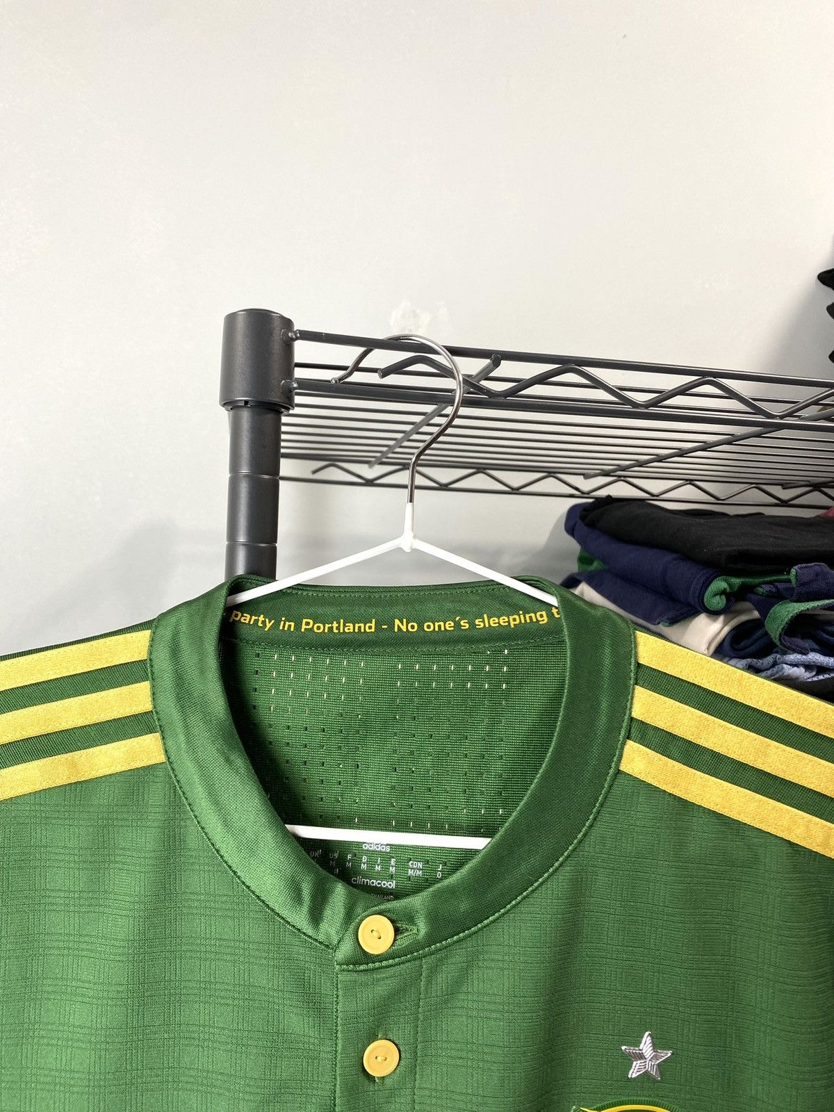 Adidas Adidas Portland Timbers Soccer Jersey T Shirt Size US M / EU 48-50 / 2 - 7 Thumbnail