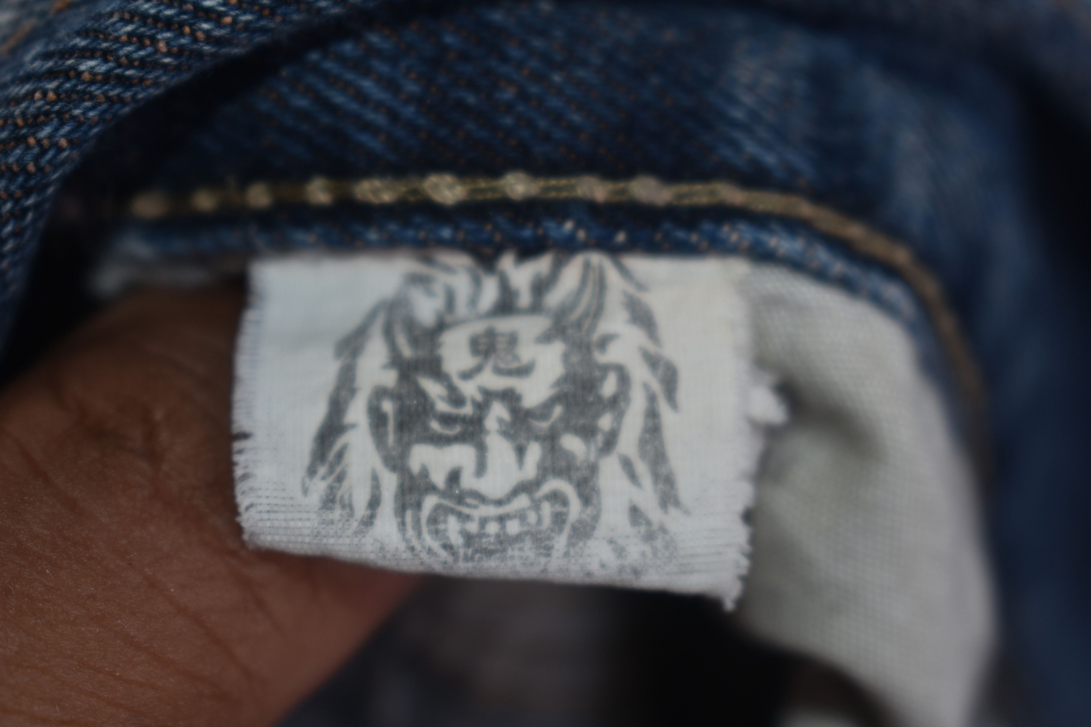 Japanese Brand × Oni Oni Denim Wide Leg Jeans W34 Size US 34 / EU 50 - 9 Thumbnail