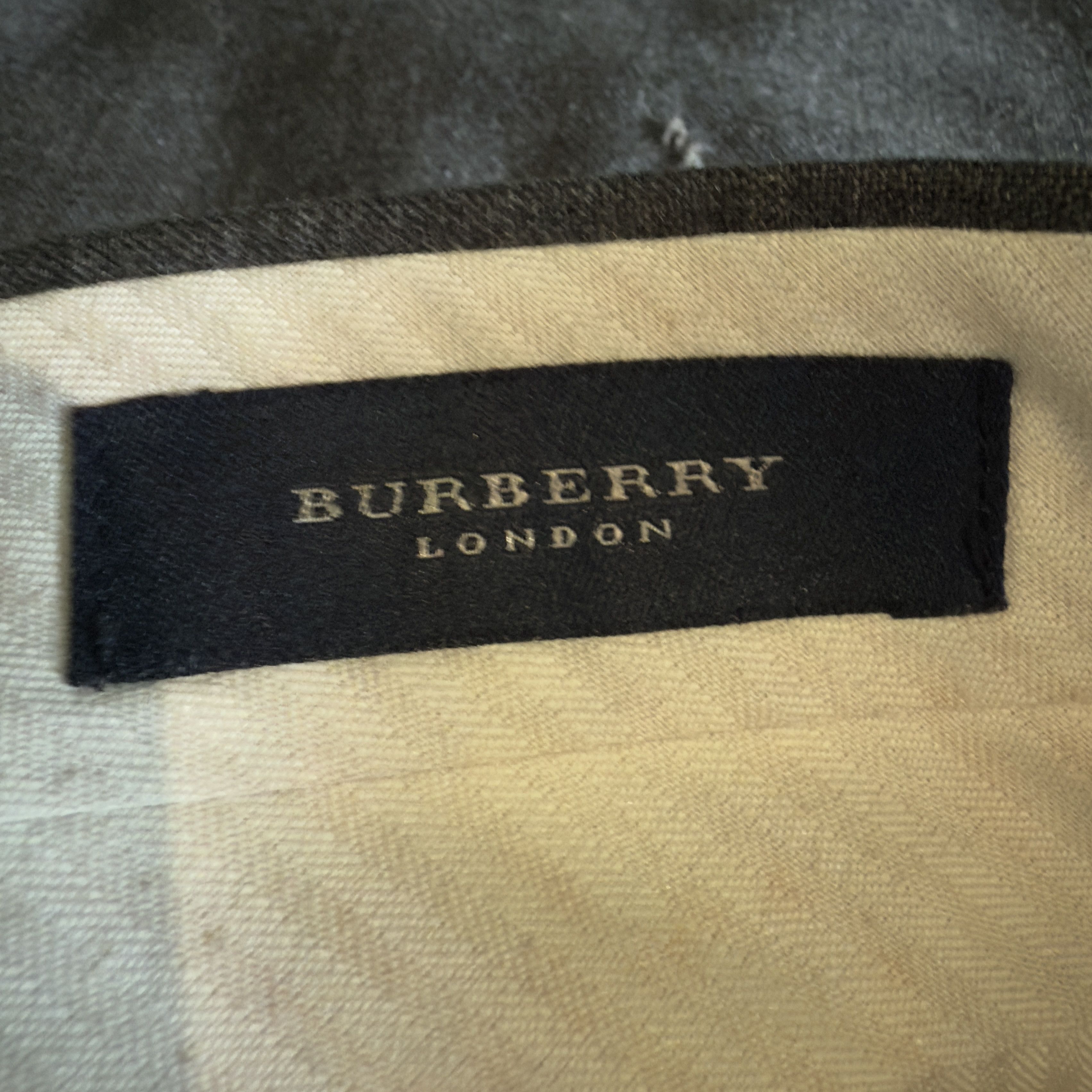 Burberry Burberry London Gray Wool Dress Trousers 32W x 31L Size 34R - 5 Thumbnail