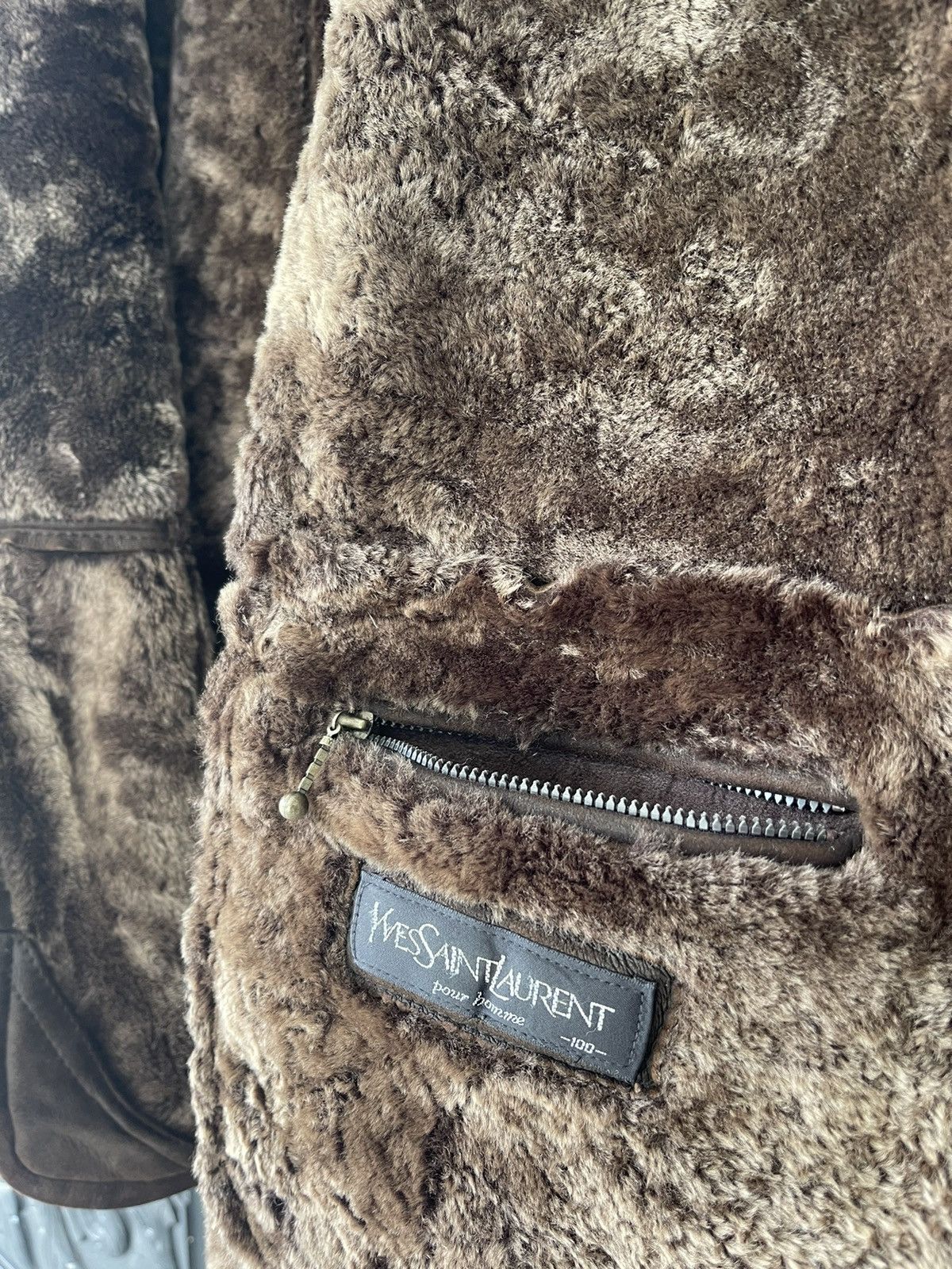 Saint Laurent Paris Yves Saint Laurent Sheepskin Sherling jacket Size US M / EU 48-50 / 2 - 13 Thumbnail