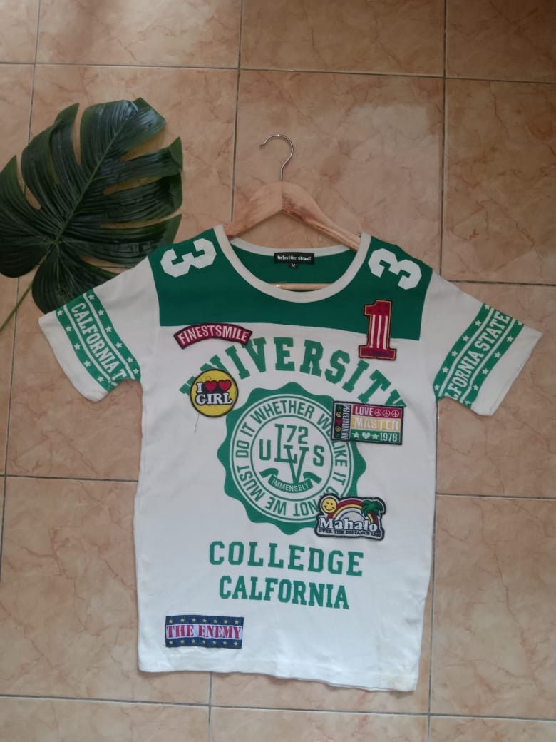 Vintage Defective Struct colledge calfornia university patches shirt Size US L / EU 52-54 / 3 - 1 Thumbnail