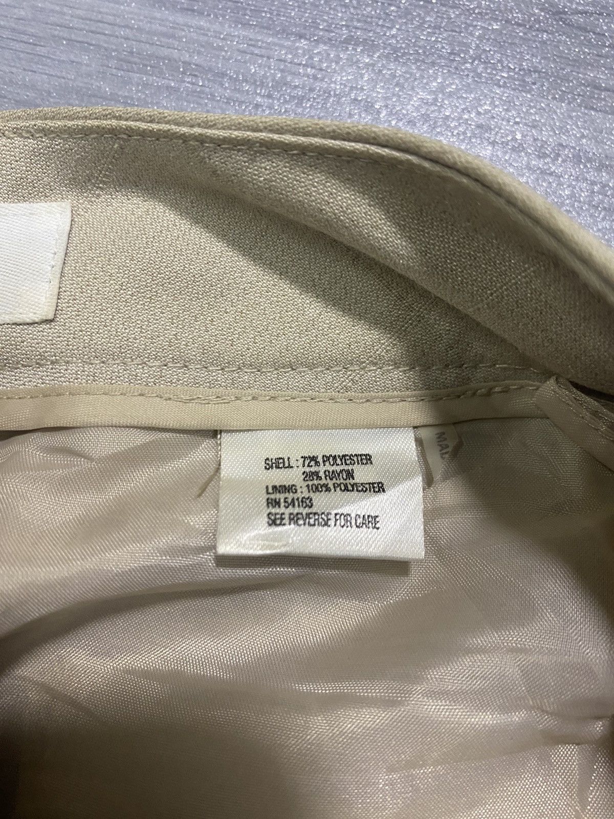 Designer Vintage Calvin Klein Straight Cut Casual Pants Size US 31 - 9 Thumbnail