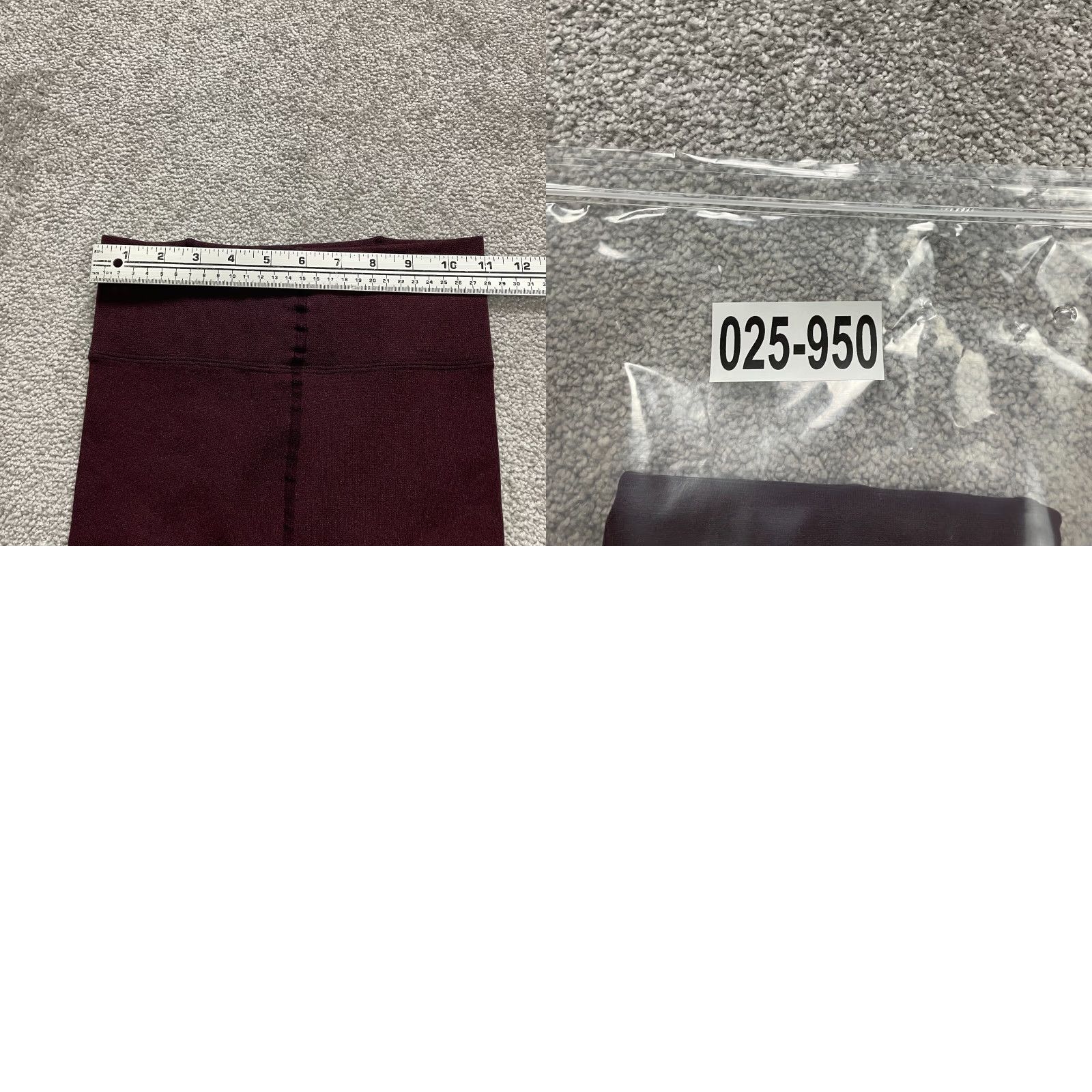 Vintage Warners Blissful Benefits Leggings Women 2-3XL Maroon Athletic Compression Size 26" / US 2 / IT 38 - 8 Thumbnail