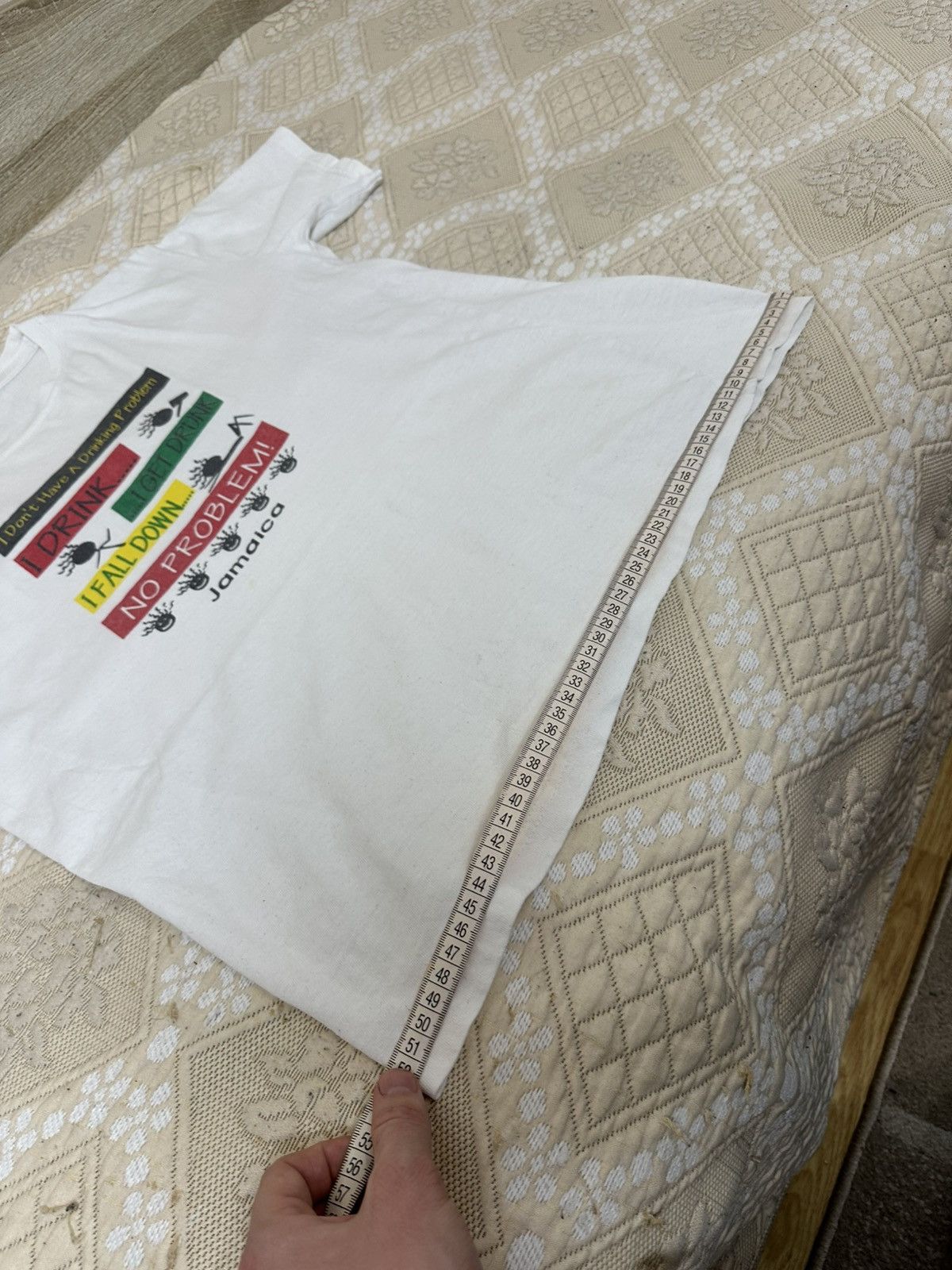 Japanese Brand 🔥 Vintage 90s Drink Humor Jamaica Funny Souvenir T Shirt Size US S / EU 44-46 / 1 - 13 Thumbnail