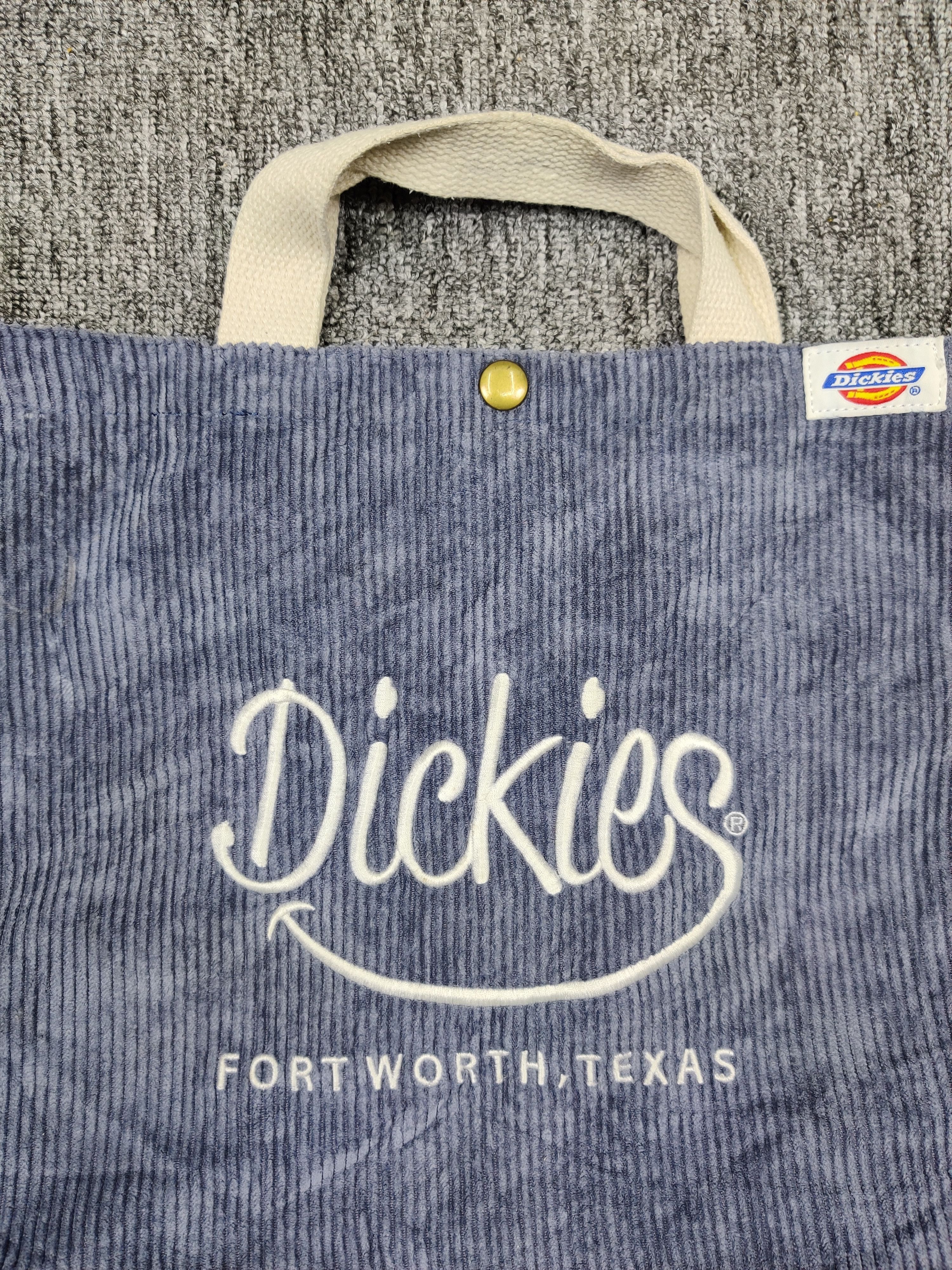 Dickies Vintage Dickies Blue Corduroy 2 way Tote Bag Size ONE SIZE - 2 Thumbnail