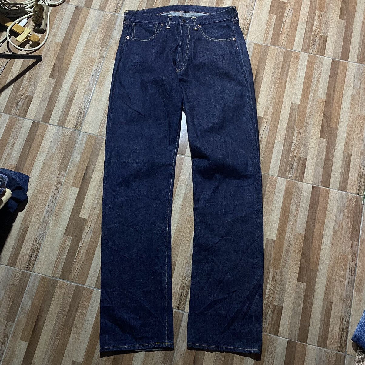 image of The Real Mccoys Mccoy's Regular Selvedge Denim in Dark Blue Denim, Men's (Size 32)