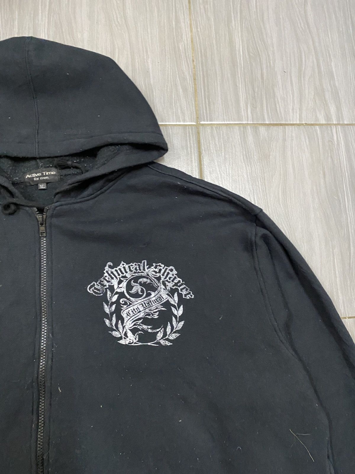Japanese Brand Vintage Hoodie Active Time Size US XL / EU 56 / 4 - 3 Thumbnail