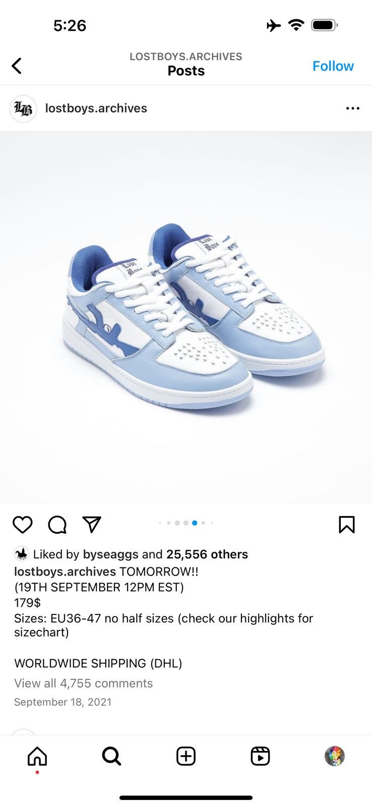 Designer Blue lagoons Size US 8.5 / EU 41-42 - 2 Thumbnail